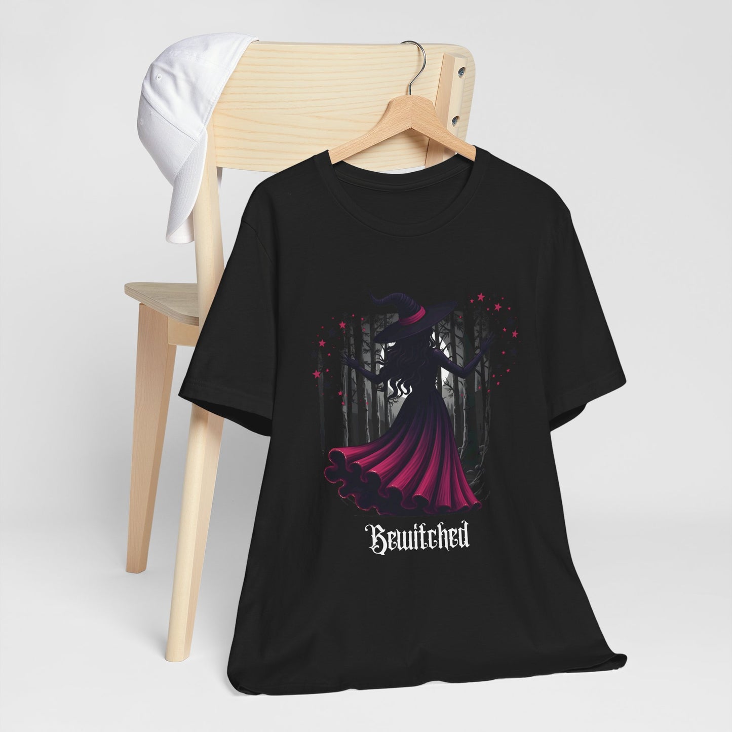 Bewitched Witch Tee | Unisex Jersey T-Shirt, Halloween Apparel, Witchcraft Shirt, Spooky Gift, Autumn Fashion