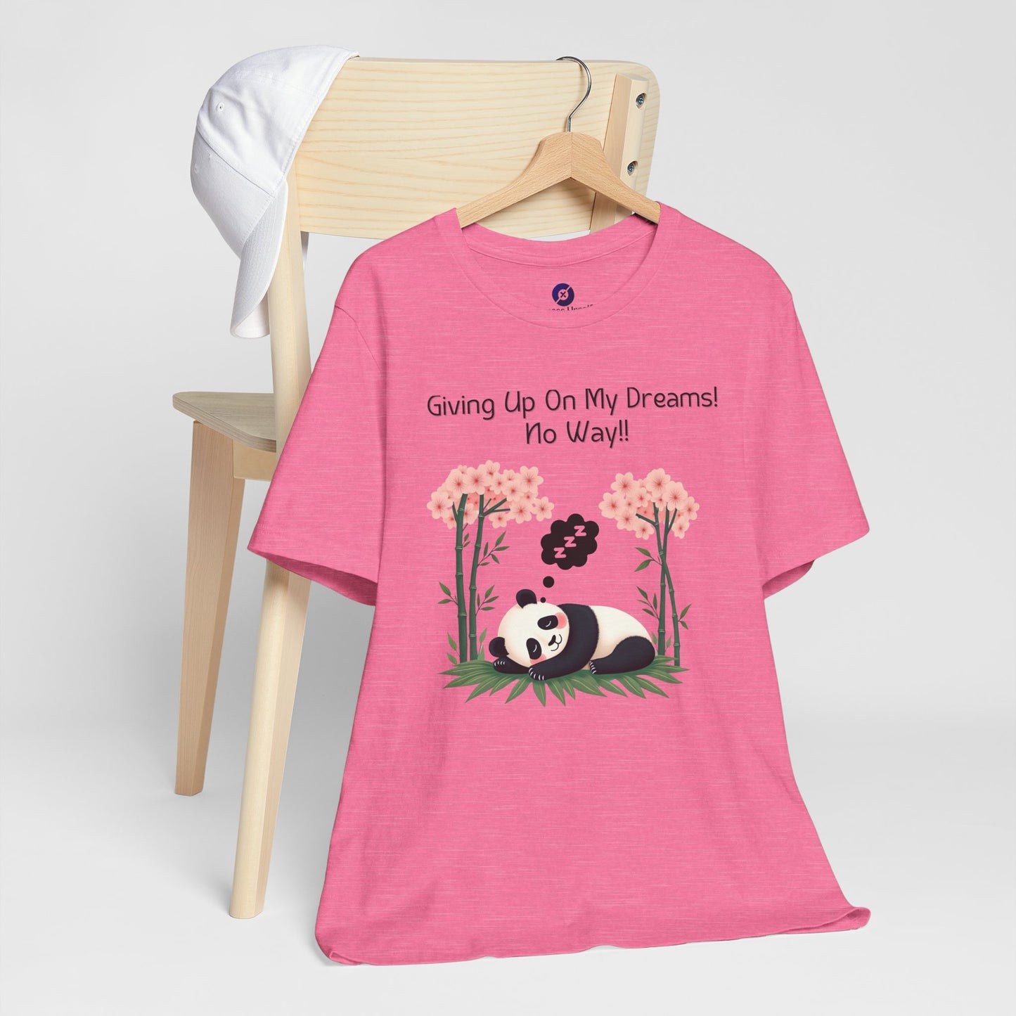 Panda Dreams Short Sleeve Tee - Inspirational Fun Graphic Tee