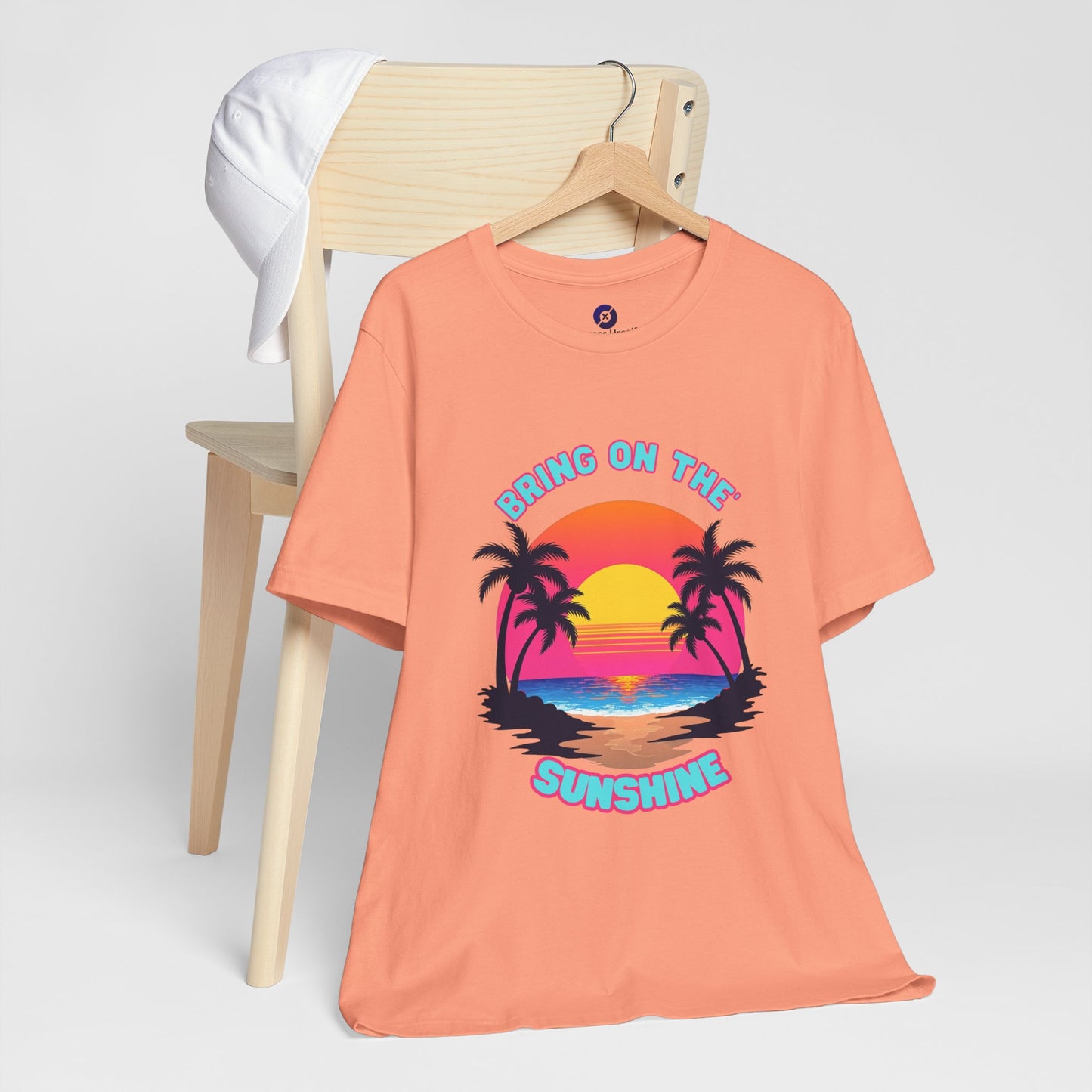 Unisex Jersey Tee - 'Bring on the Sunshine' Tropical Vibe
