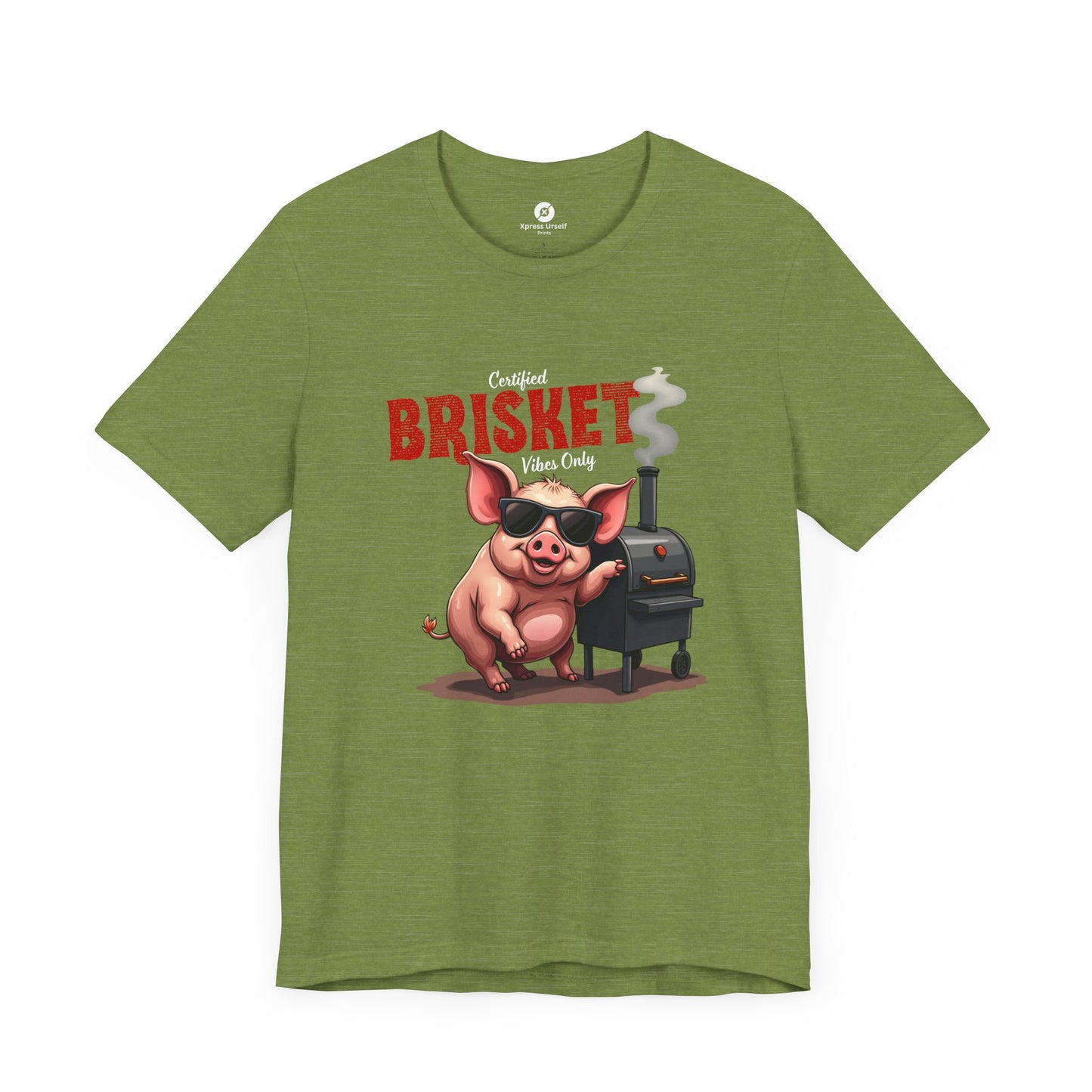 Cooked Brisket BBQ Pig T-Shirt - Perfect for Grill Lovers