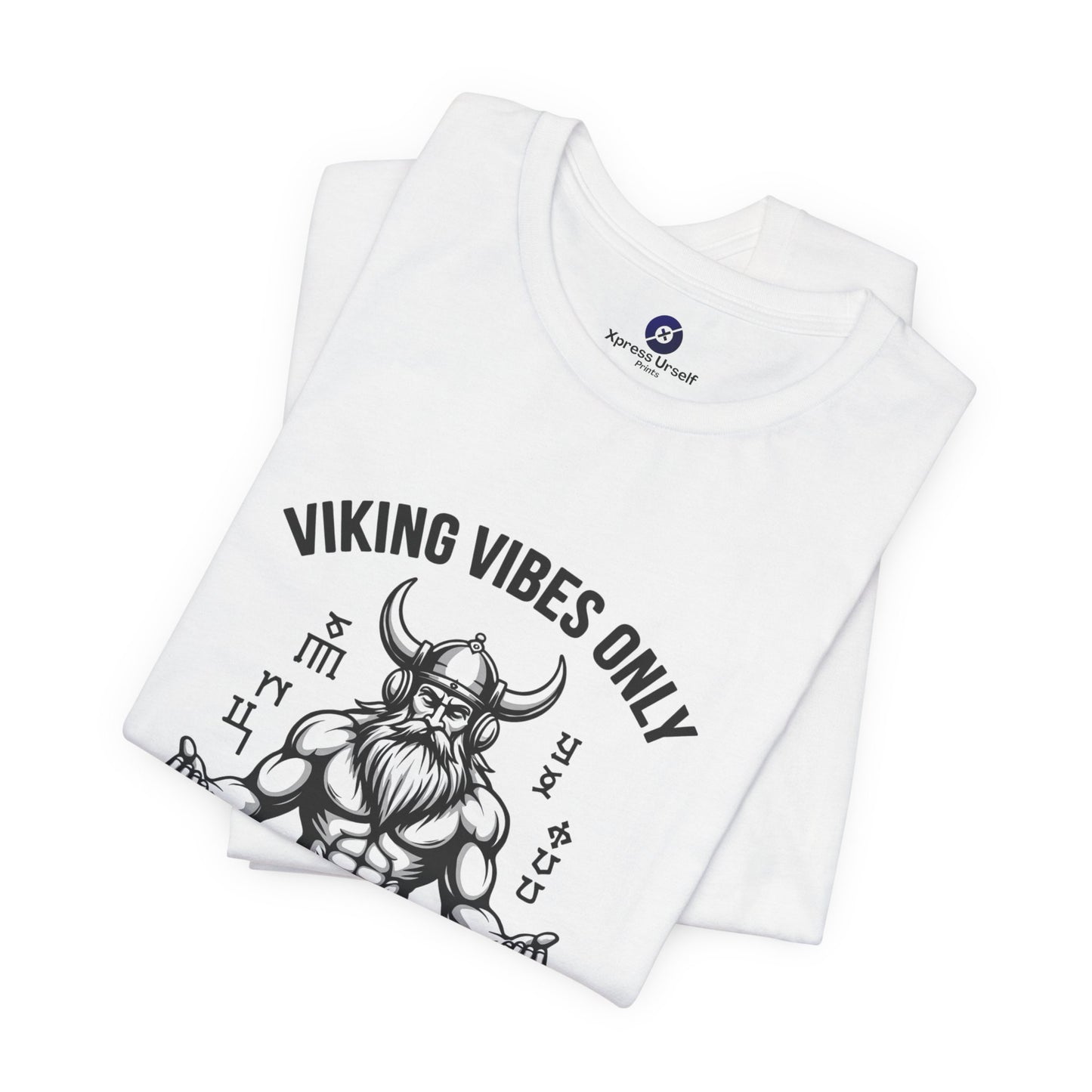 Viking Vibes Only Unisex Tee - Casual Graphic T-Shirt for Norse Mythology Fans