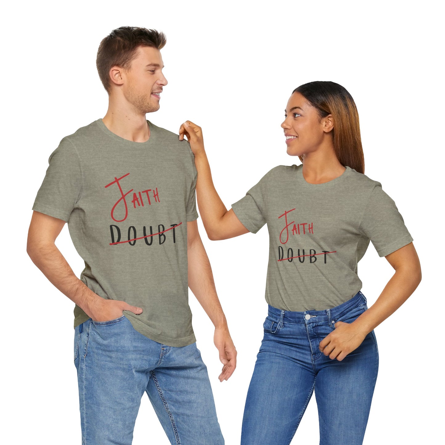 Faith Over Doubt Unisex Jersey Tee