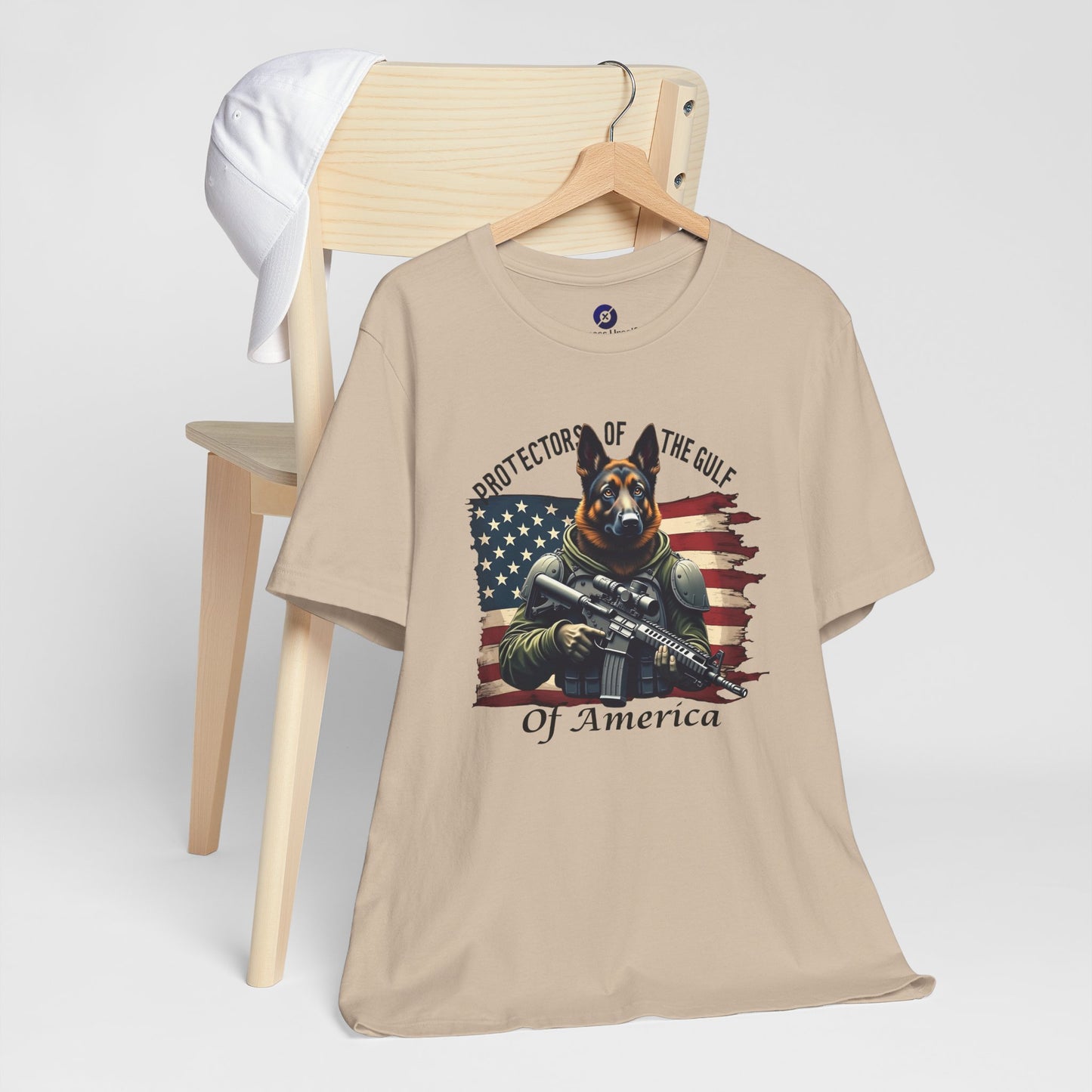 Patriotic Graphic Tee - Protectors of the Gulf