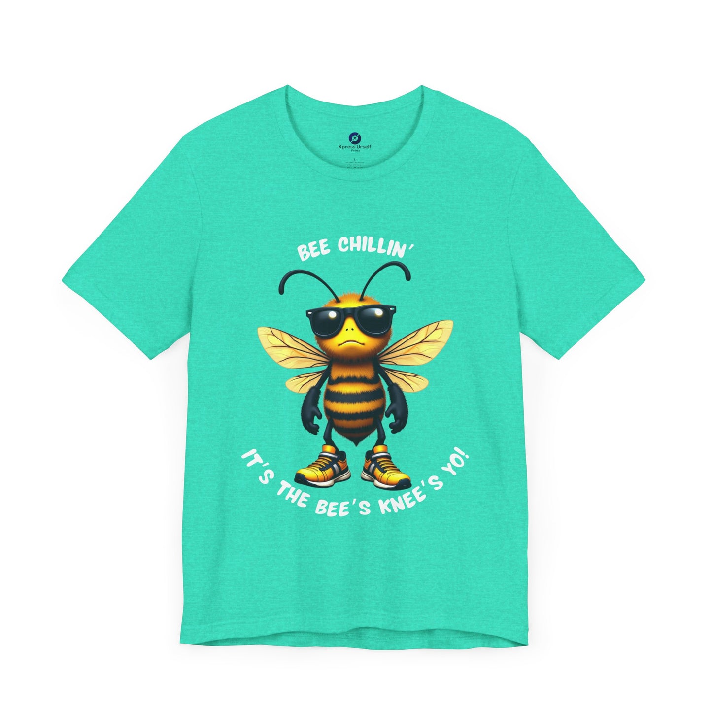 Bee Chillin' Unisex Tee - Fun Graphic Shirt for Summer, Gifts for Nature Lovers, Bee Themed Clothing, Casual Wear, Birthday Gift