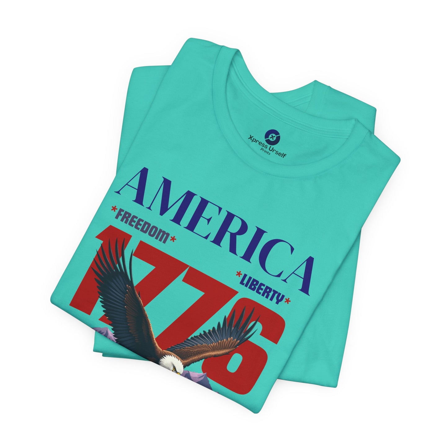 Patriotic Eagle Graphic Tee | Freedom & Liberty Design
