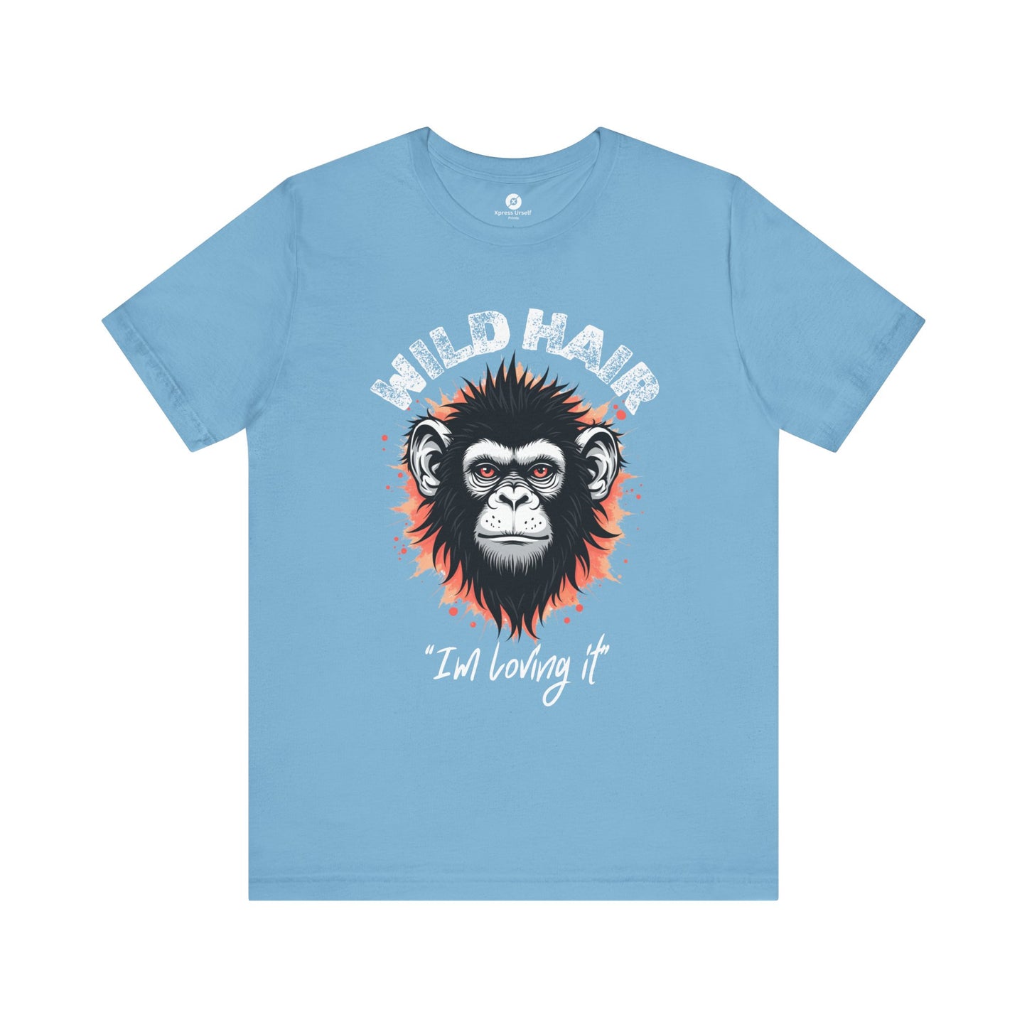 Wild Hair Gorilla Unisex Short Sleeve Tee | Fun Graphic Shirt for Casual Wear