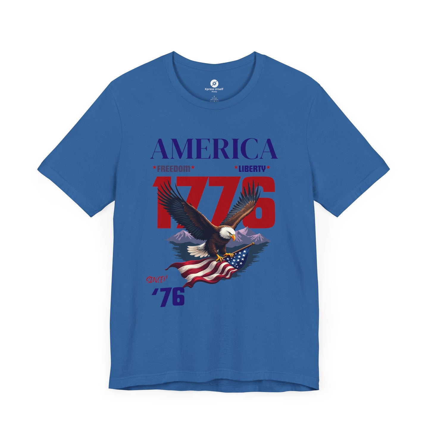 Patriotic Eagle Graphic Tee | Freedom & Liberty Design