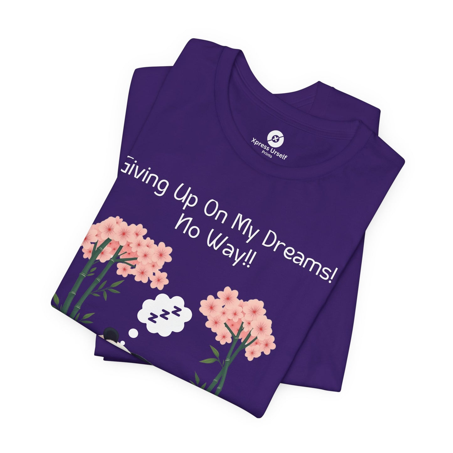 Panda Dreams Short Sleeve Tee - Inspirational Fun Graphic Tee
