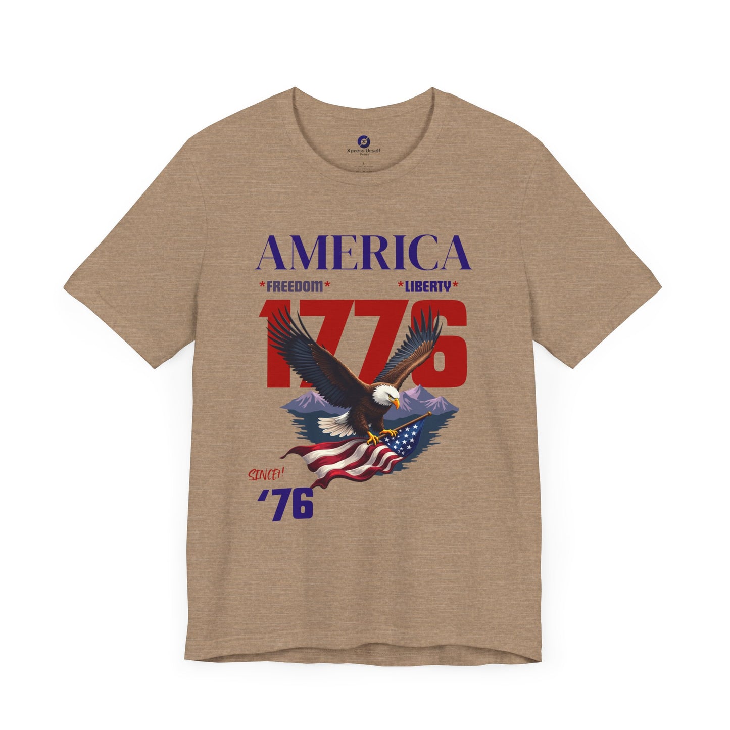 Patriotic Eagle Graphic Tee | Freedom & Liberty Design