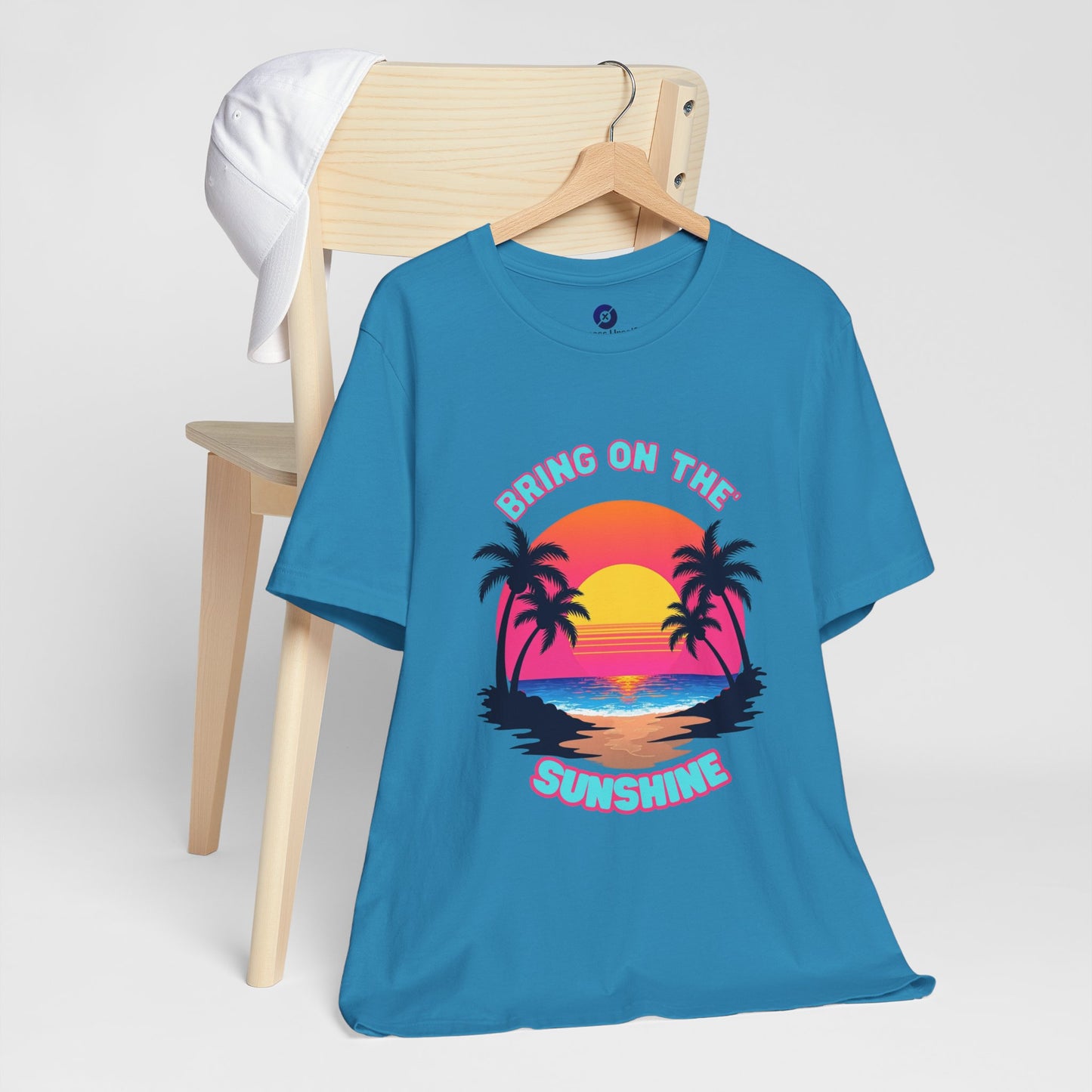 Unisex Jersey Tee - 'Bring on the Sunshine' Tropical Vibe