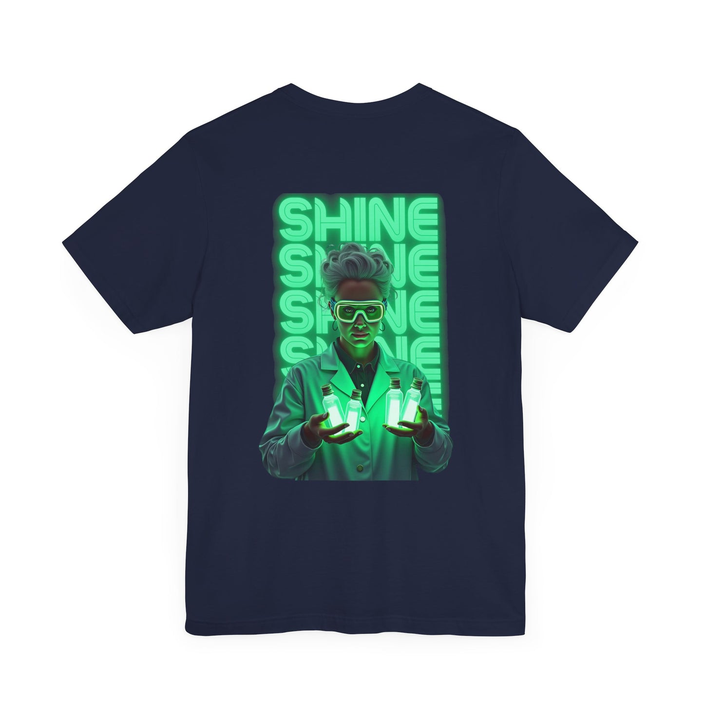 Glow Up the World Unisex Short Sleeve Tee - Bright Orange Inspirational Shirt