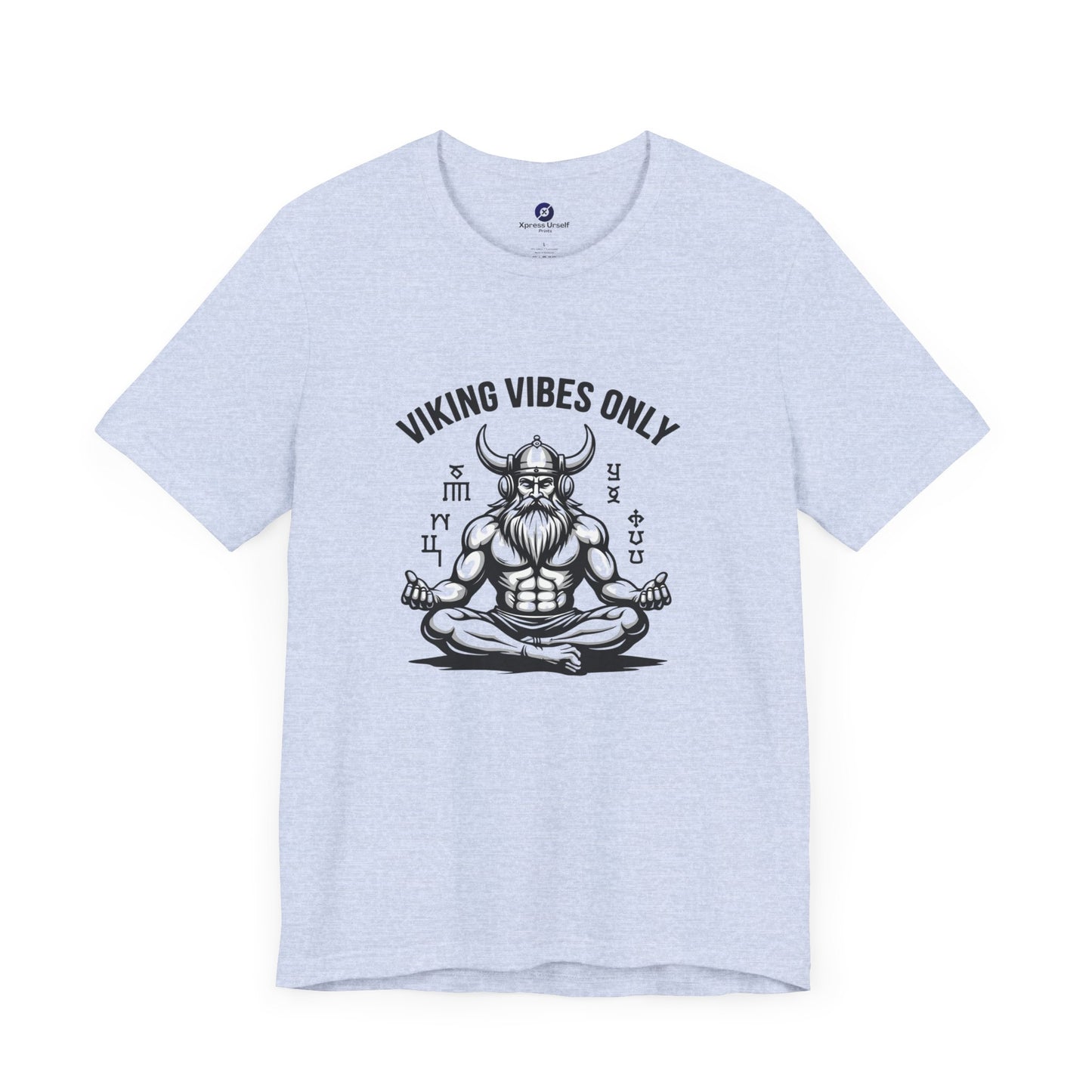 Viking Vibes Only Unisex Tee - Casual Graphic T-Shirt for Norse Mythology Fans