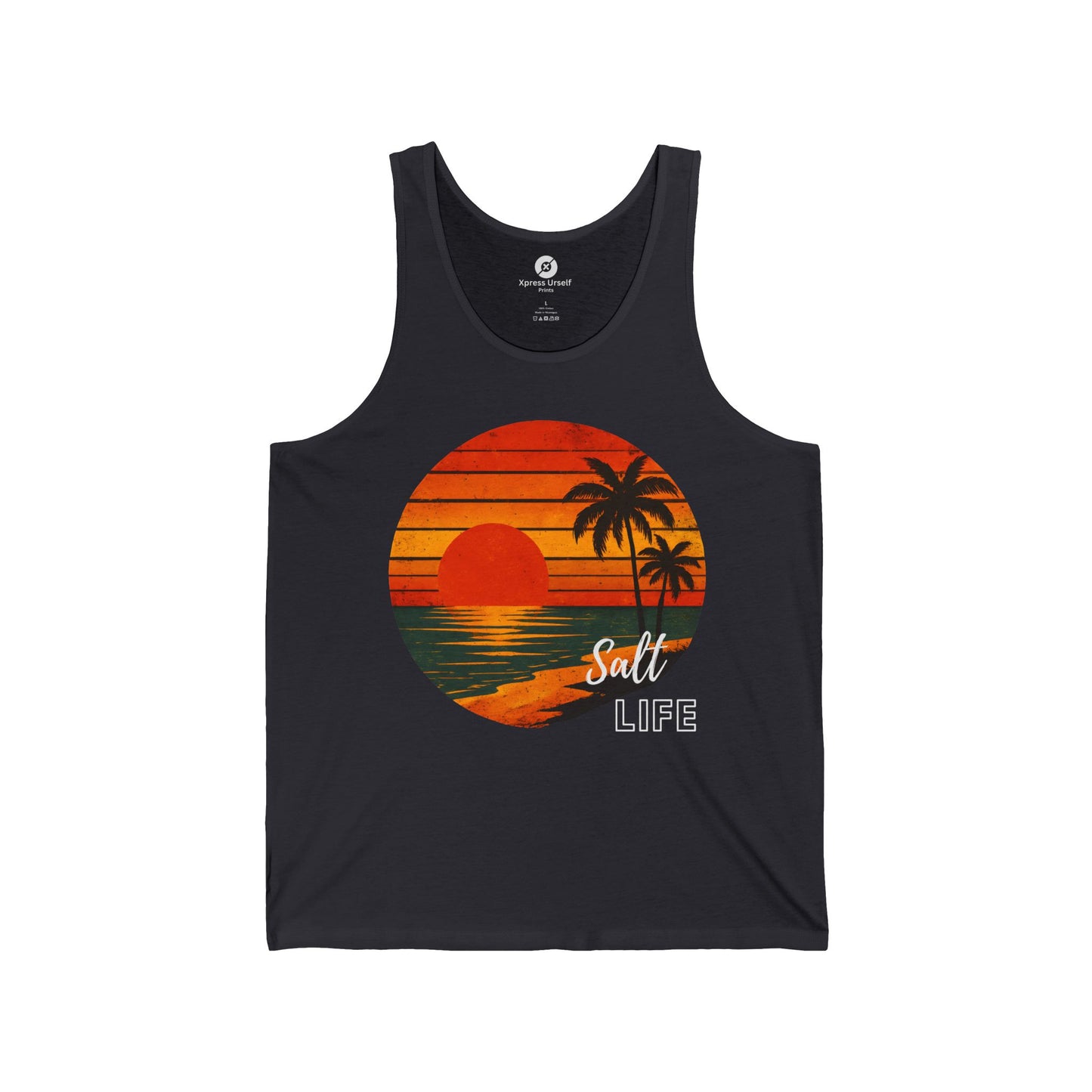 Sunset Beach Vibes Tank | Perfect for Summer, Vacation Attire, Gift for Beach Lovers, Retro Style, Pool Days