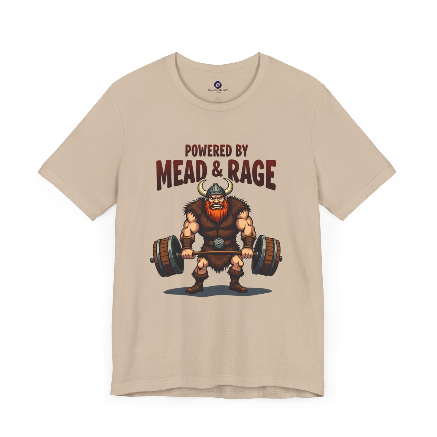Powered by Mead & Rage Unisex Gym Tee