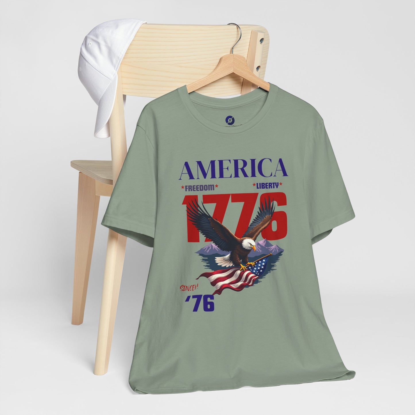 Patriotic Eagle Graphic Tee | Freedom & Liberty Design