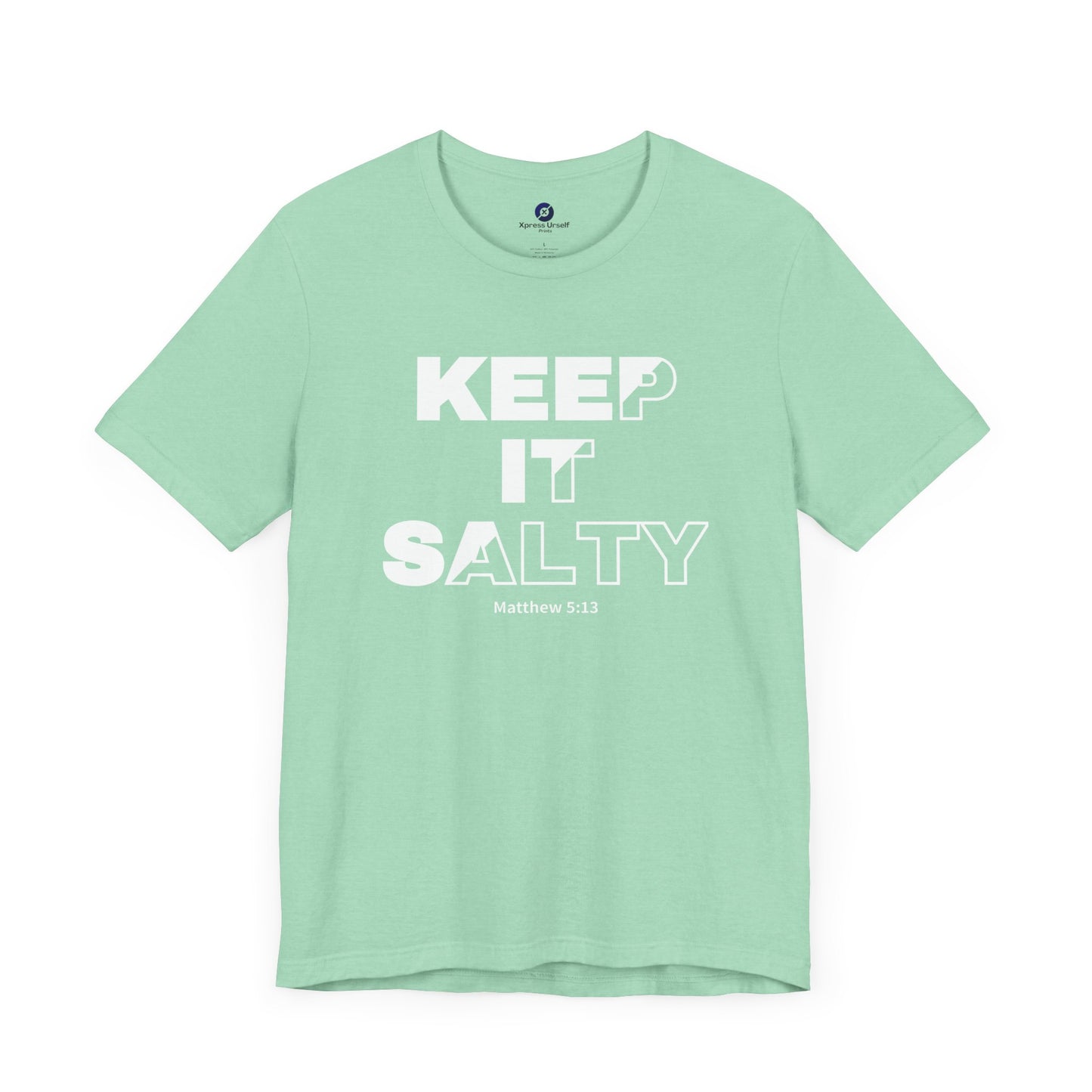 Keep It Salty Unisex Tee - Casual Christian Quote Shirt