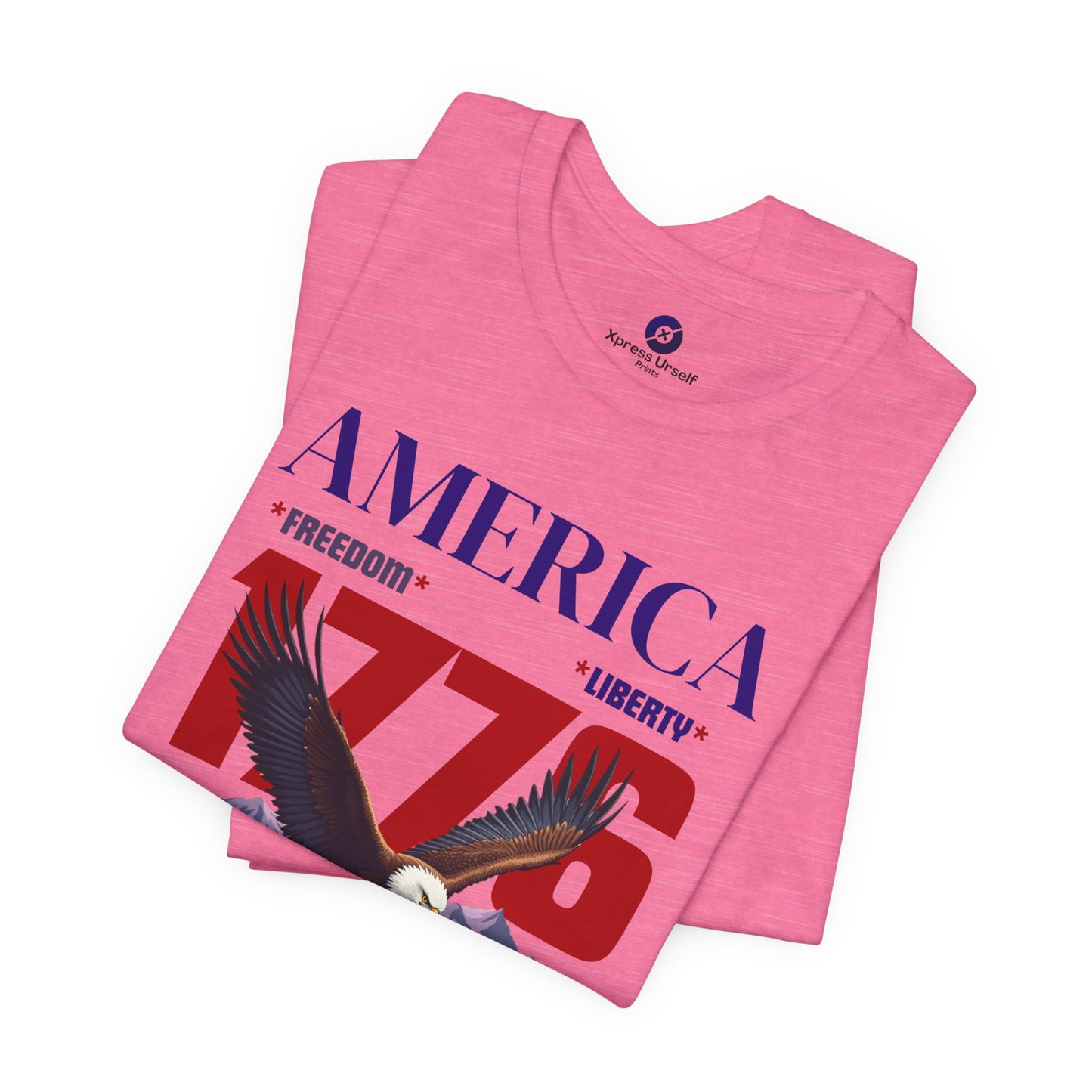 Patriotic Eagle Graphic Tee | Freedom & Liberty Design