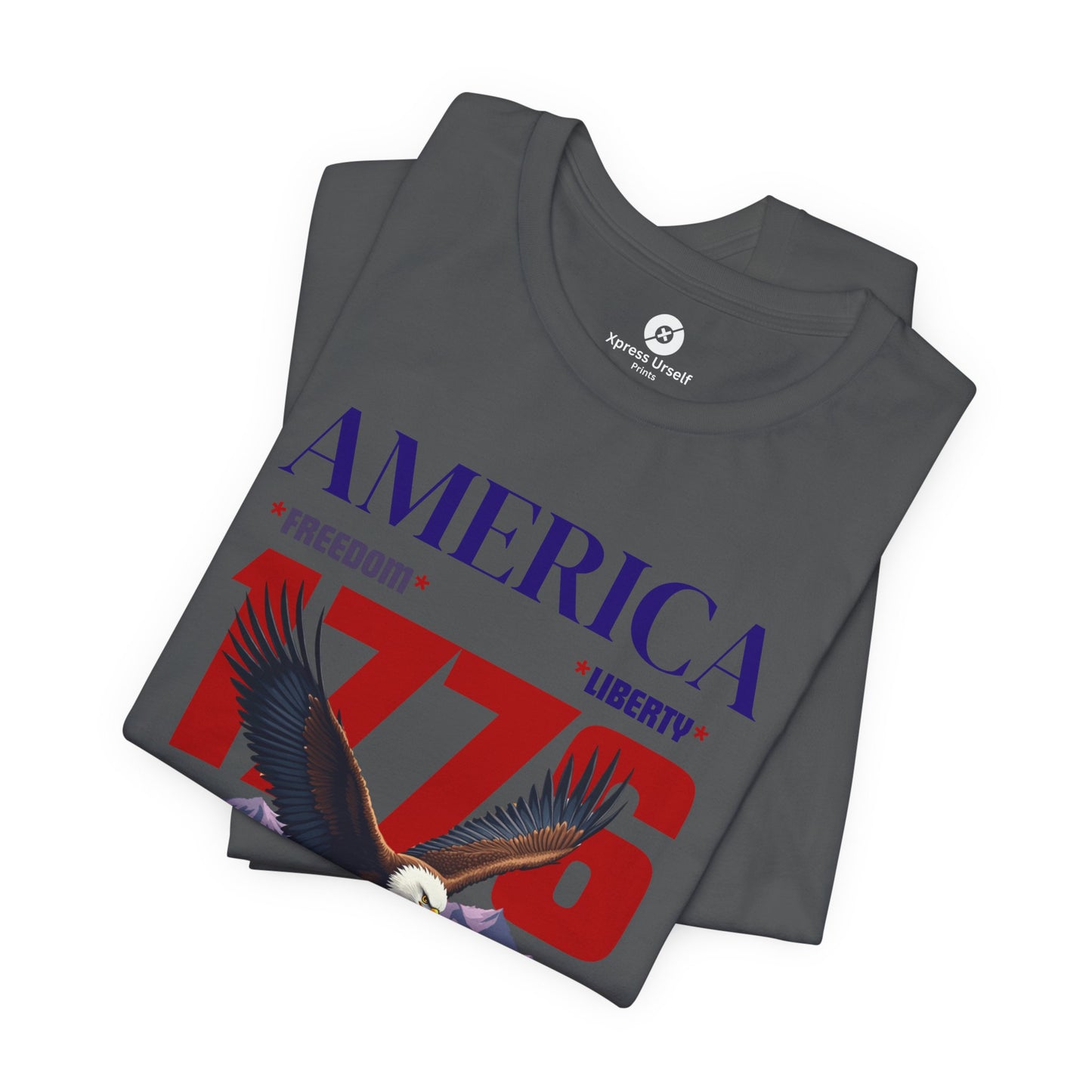 Patriotic Eagle Graphic Tee | Freedom & Liberty Design