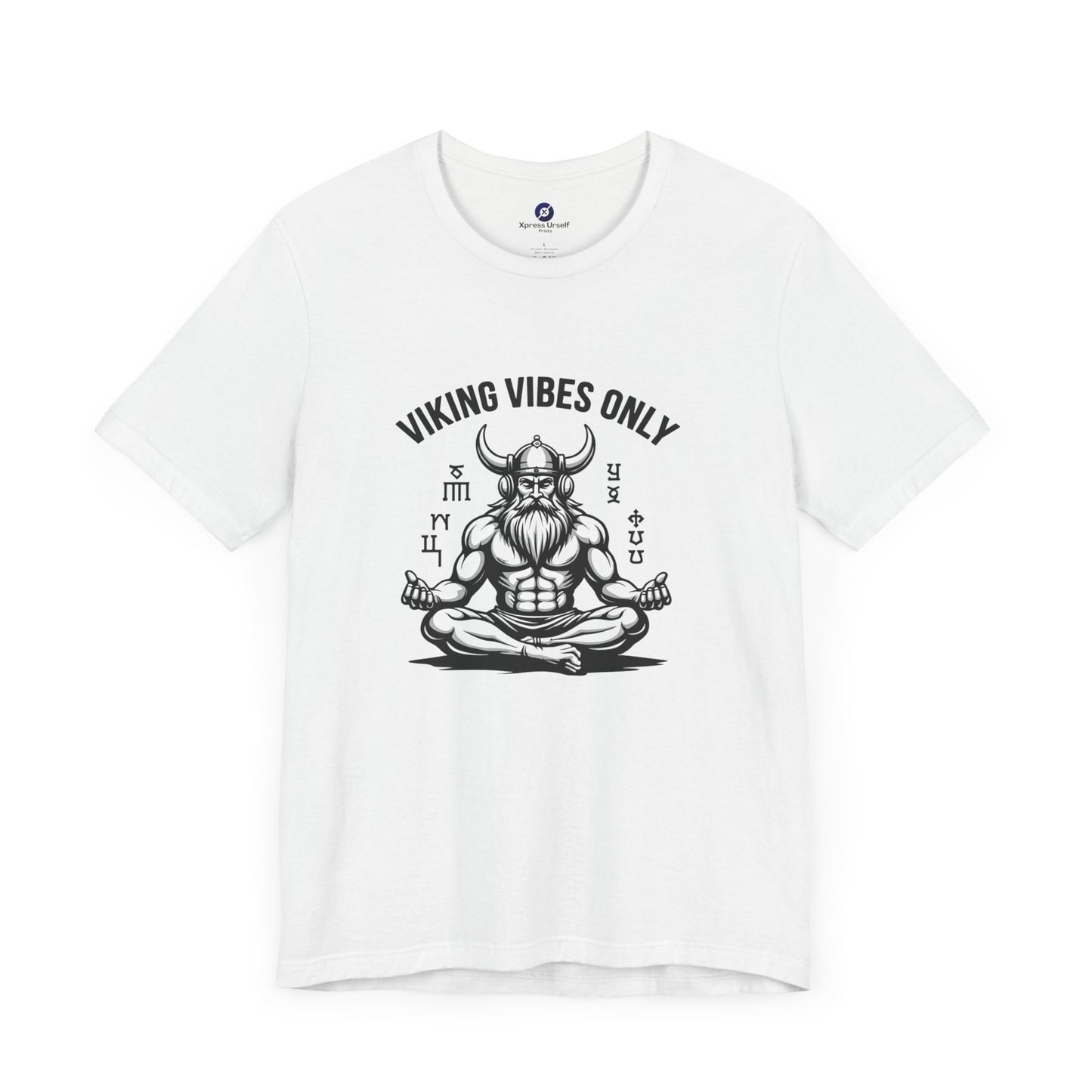 Viking Vibes Only Unisex Tee - Casual Graphic T-Shirt for Norse Mythology Fans