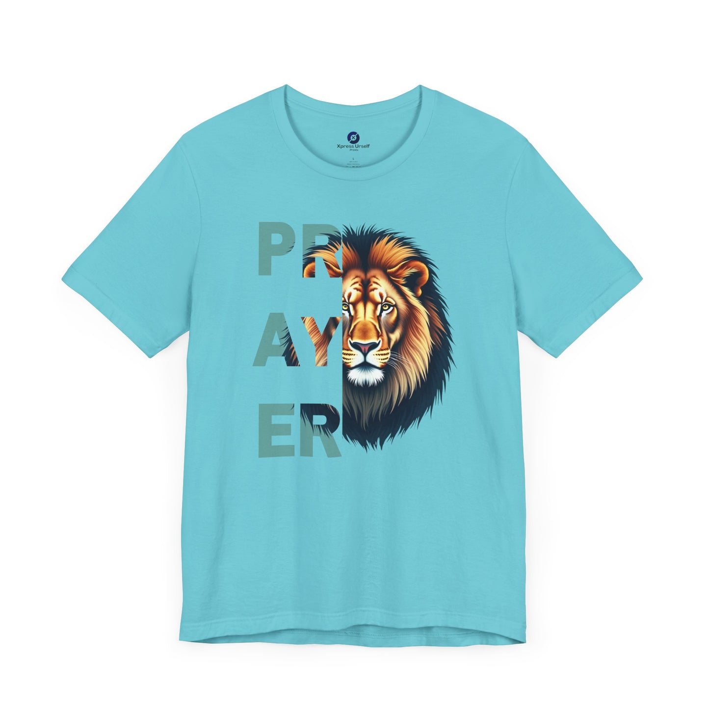 Prayer Lion Unisex Jersey Tee - Faith & Strength Shirt