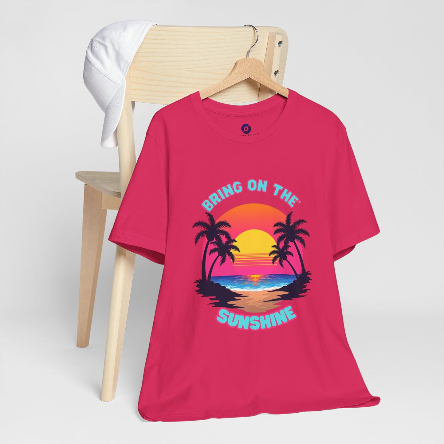 Unisex Jersey Tee - 'Bring on the Sunshine' Tropical Vibe