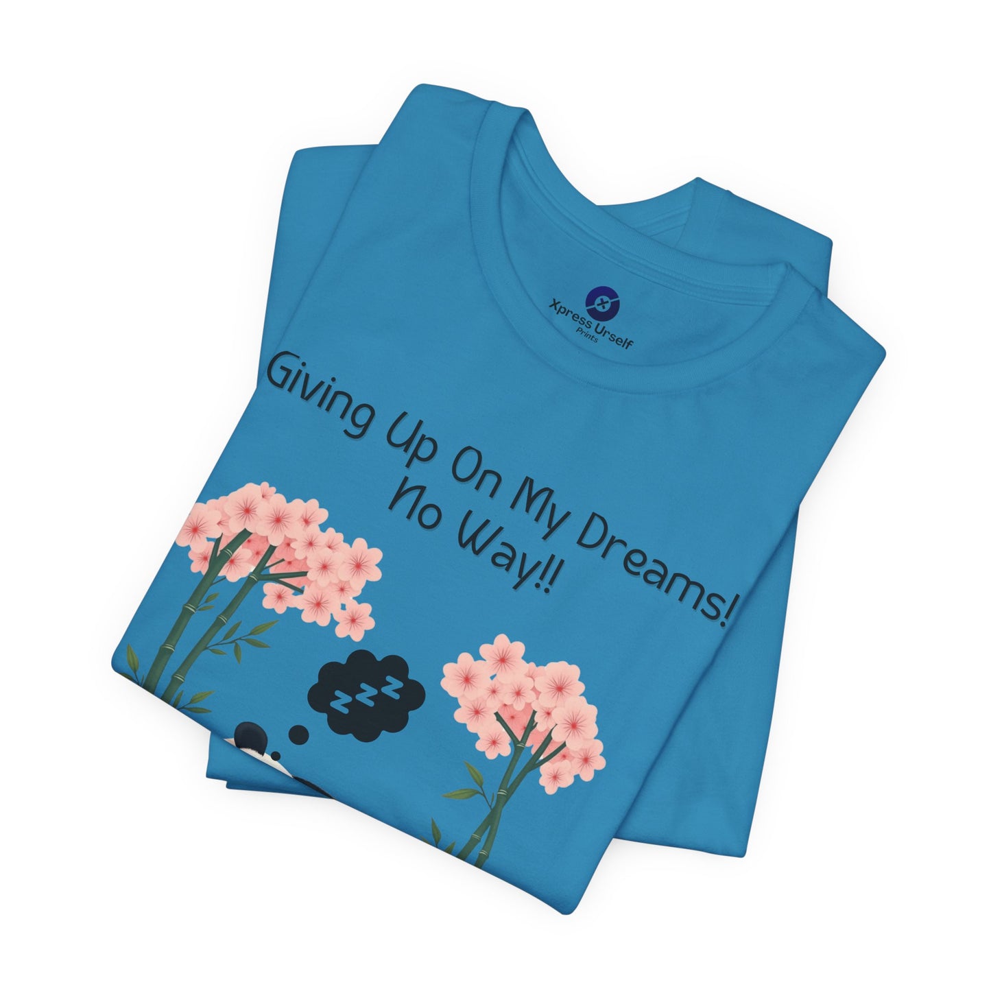Panda Dreams Short Sleeve Tee - Inspirational Fun Graphic Tee
