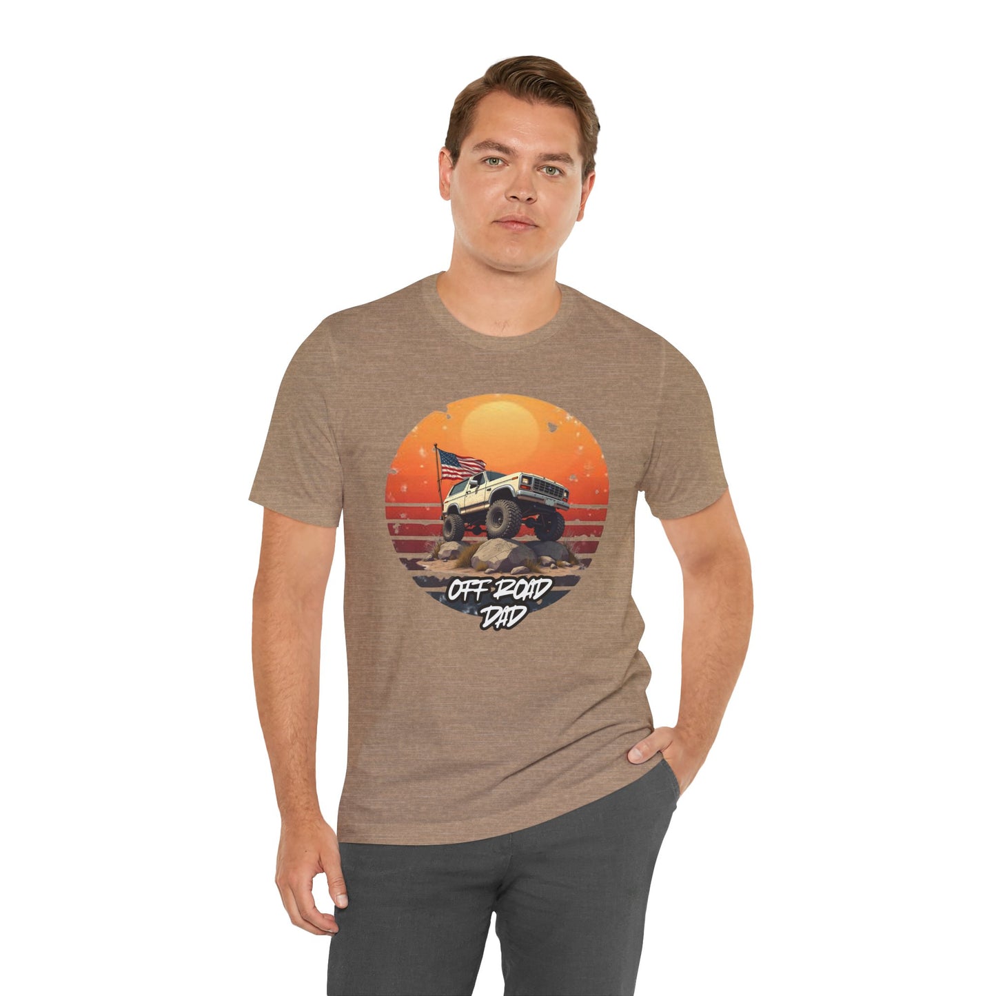 Off-Road Dad Tee - Adventure-Ready Unisex Jersey Short Sleeve Shirt