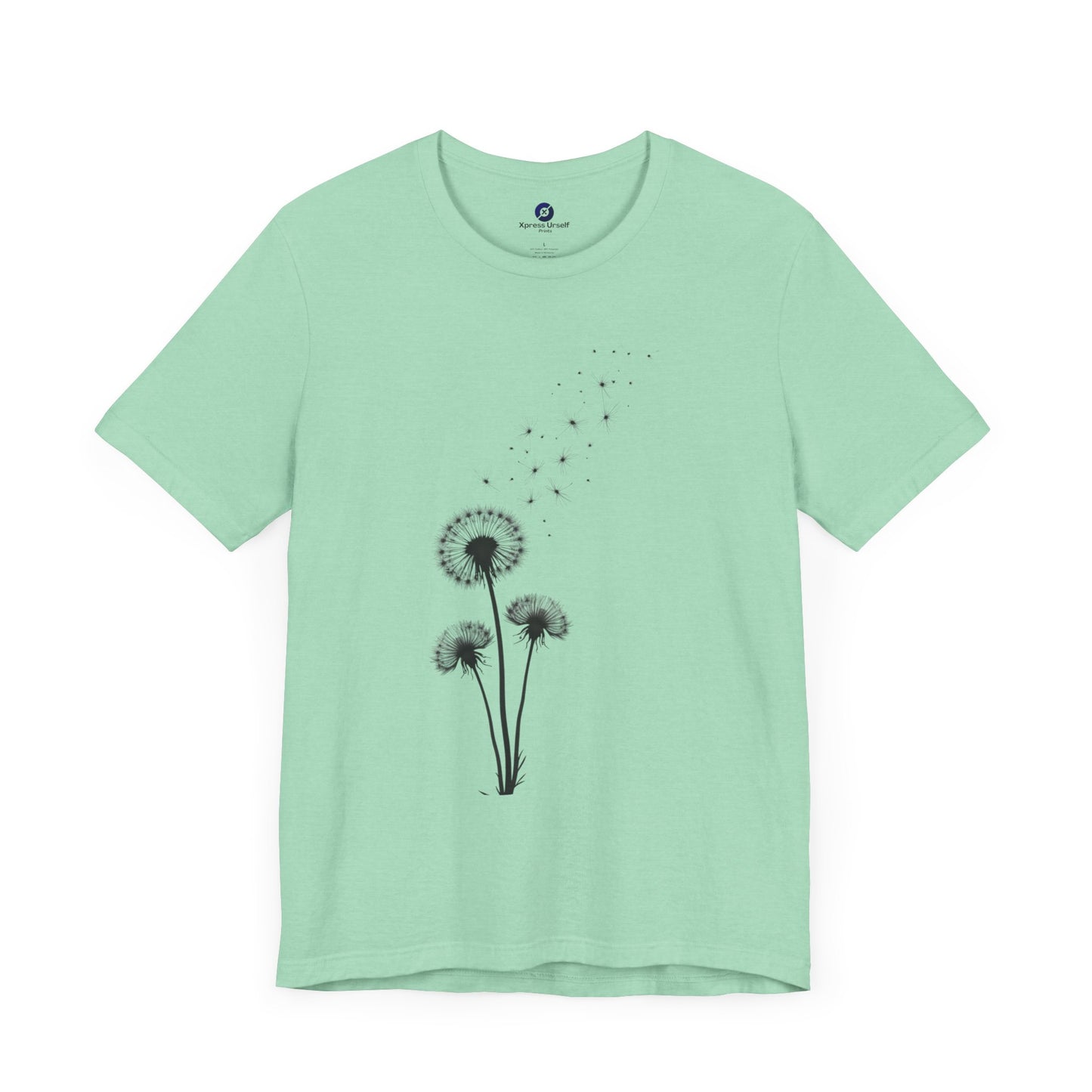 Dandelion Dreams Unisex Jersey Short Sleeve Tee - Nature-Inspired Tee for Relaxed Vibes