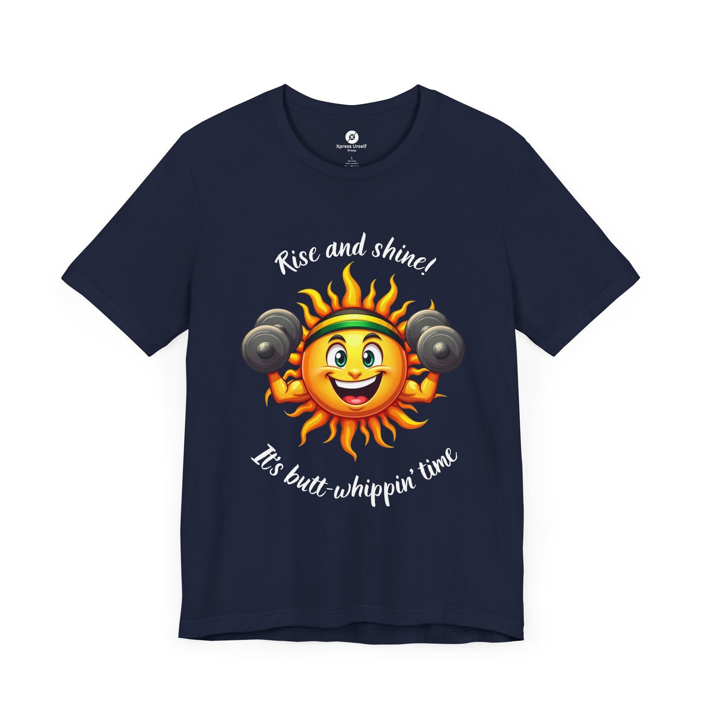 Rise and Shine Gym Tee - Unisex Jersey Short Sleeve T-Shirt for Fitness Lovers