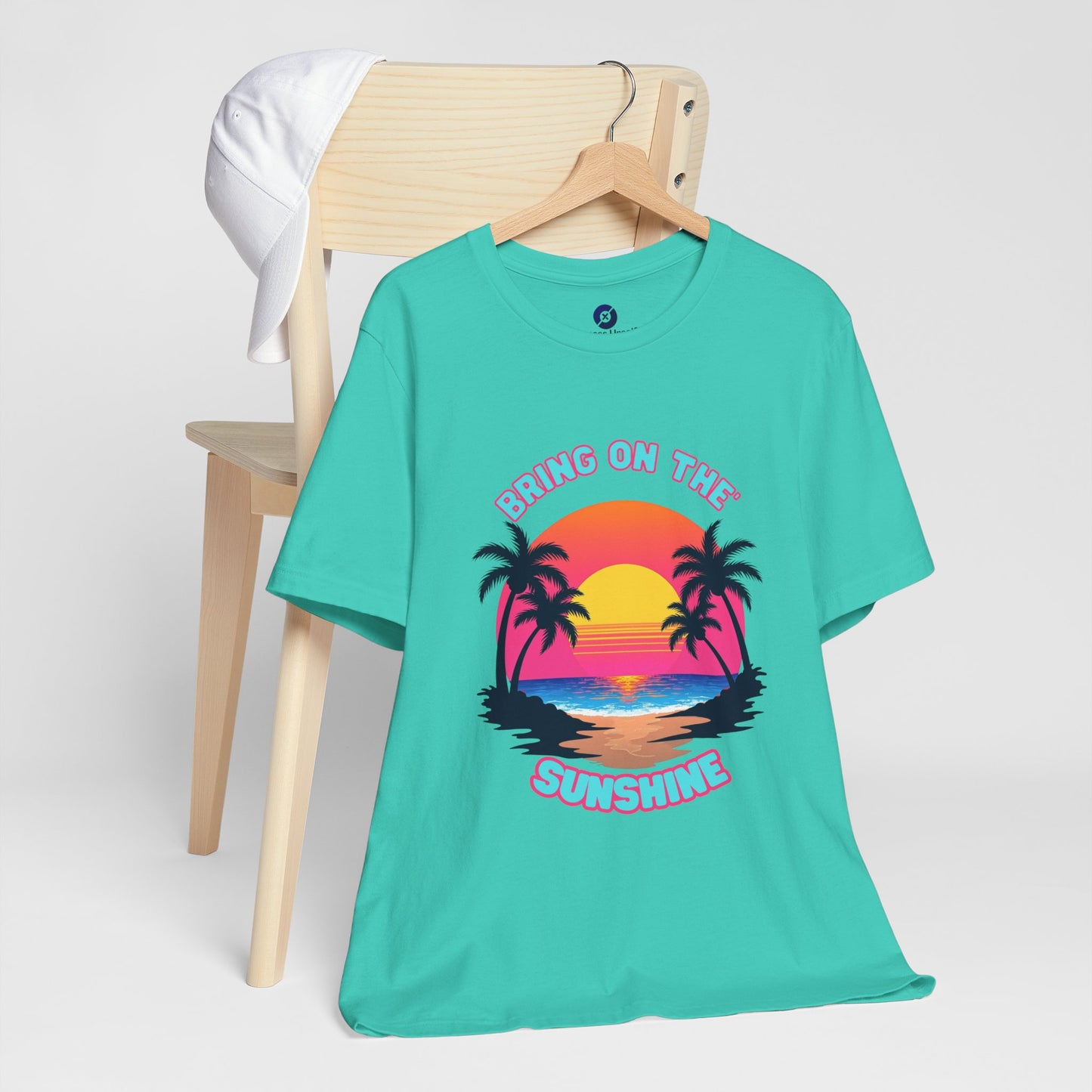Unisex Jersey Tee - 'Bring on the Sunshine' Tropical Vibe