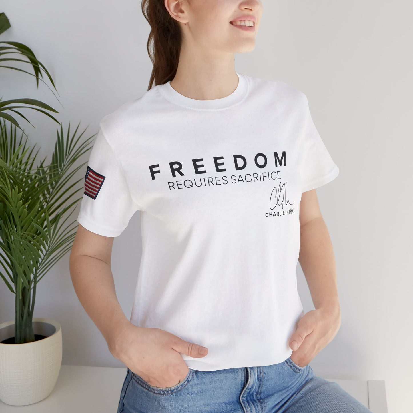 Unisex Freedom and Hero Tribute Tee - Perfect for Memorials, Patriotic Events, Gifts, Fundraisers, Everyday Wear