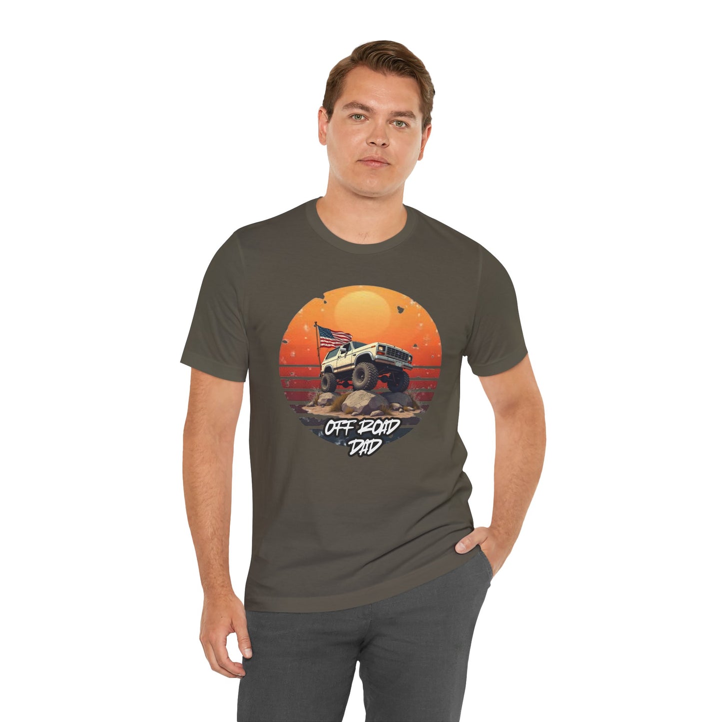 Off-Road Dad Tee - Adventure-Ready Unisex Jersey Short Sleeve Shirt