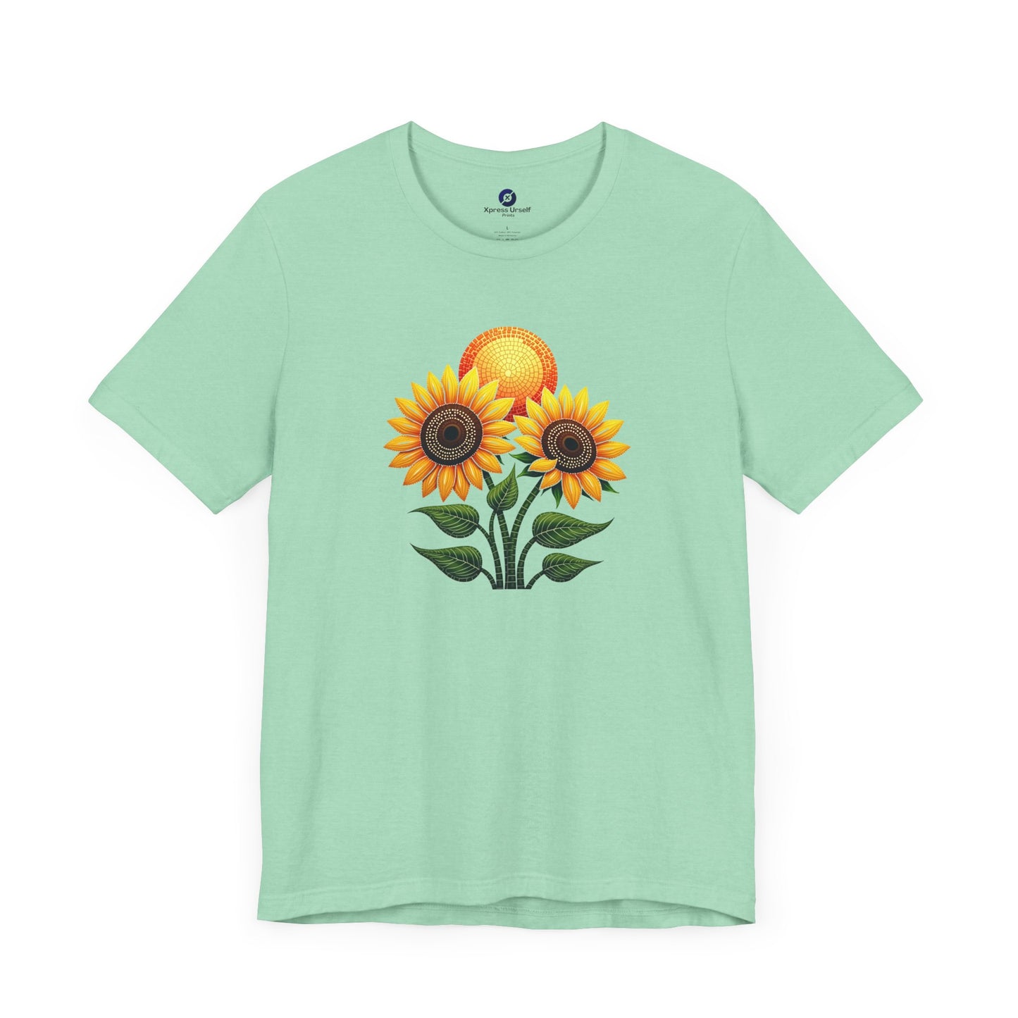 Sunflower Bliss Unisex Short Sleeve Tee - Feel Good Floral Design