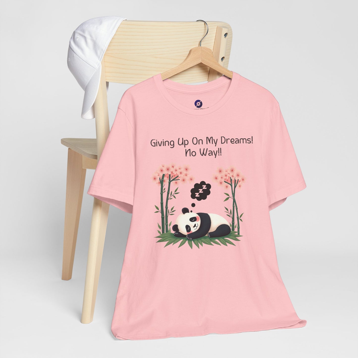 Panda Dreams Short Sleeve Tee - Inspirational Fun Graphic Tee