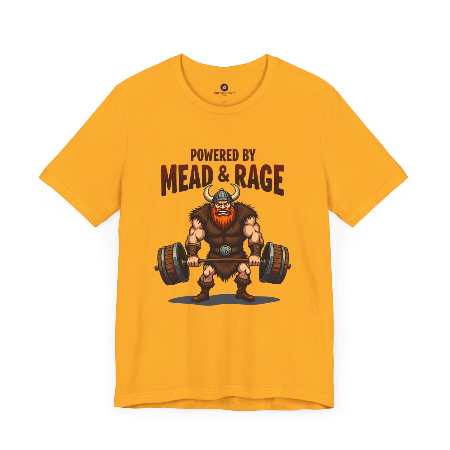 Powered by Mead & Rage Unisex Gym Tee