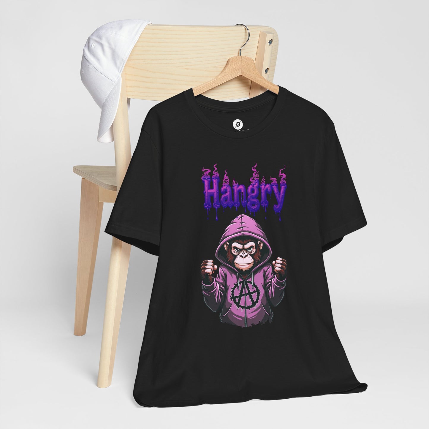 Hangry Gorilla Unisex Jersey Tee - Fun Graphic T-Shirt for Food Lovers