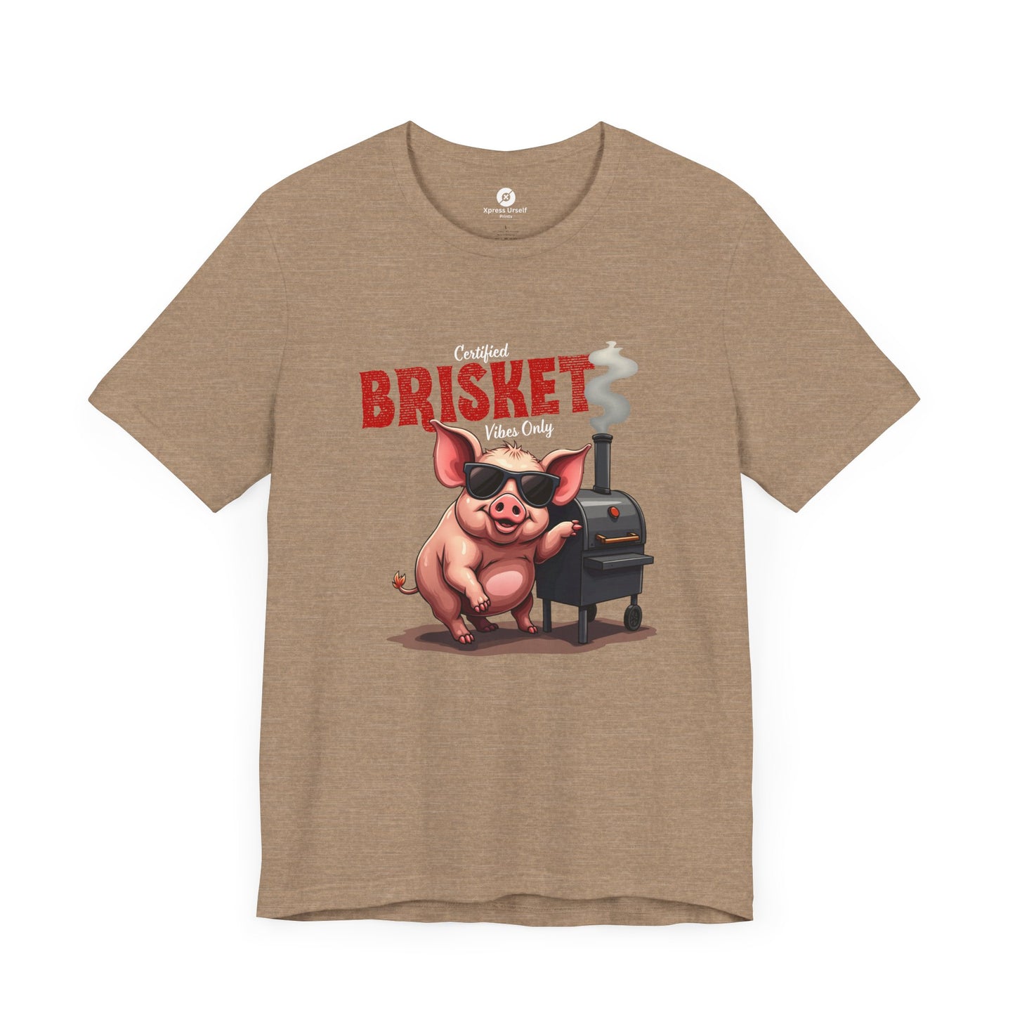 Cooked Brisket BBQ Pig T-Shirt - Perfect for Grill Lovers