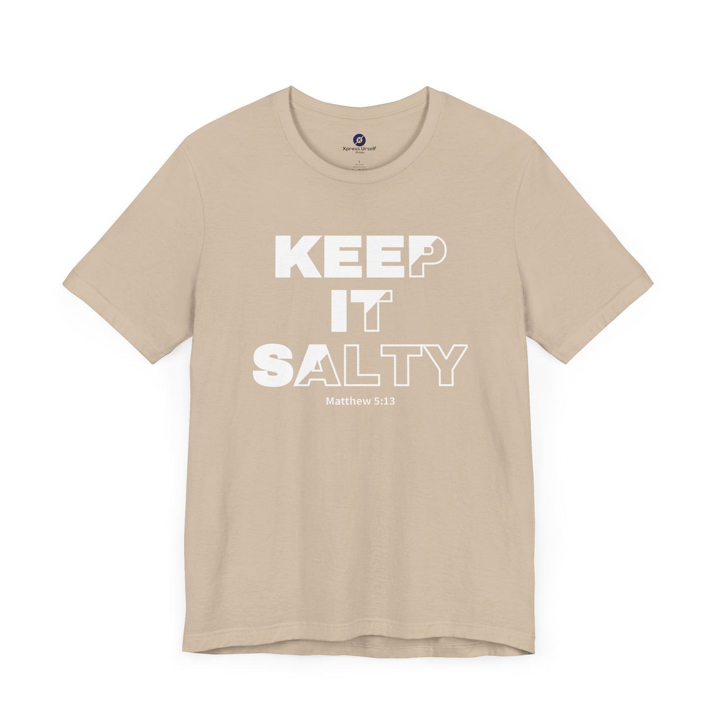 Keep It Salty Unisex Tee - Casual Christian Quote Shirt