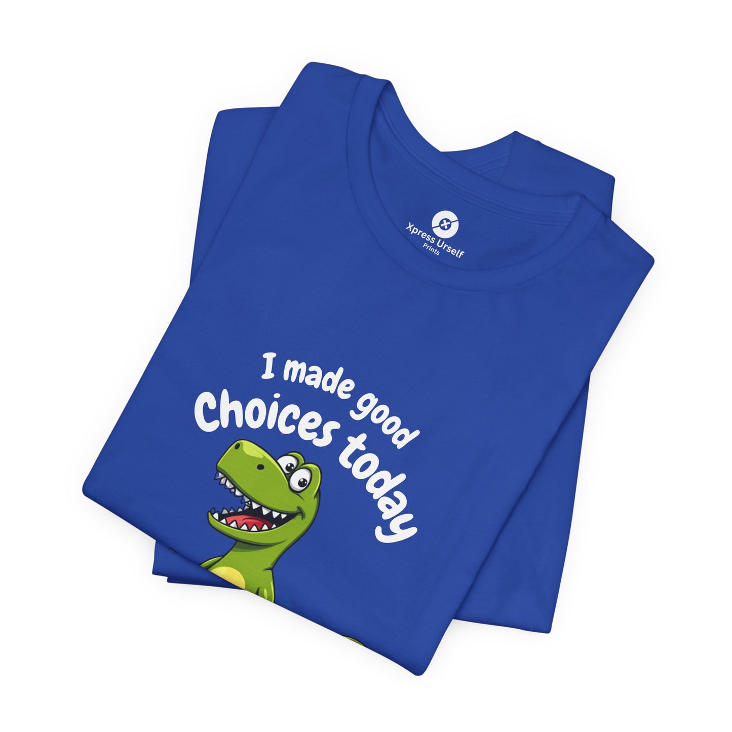 Kids' T-Shirt - "I Made Good Choices Today" Dinosaur Tee