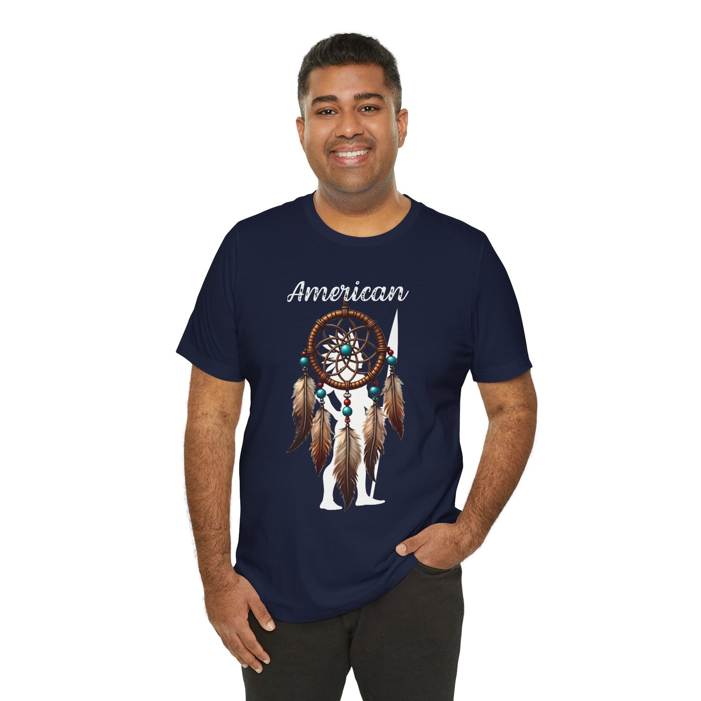 American Dream Catcher Unisex Tee - Bohemian Style Short Sleeve Shirt