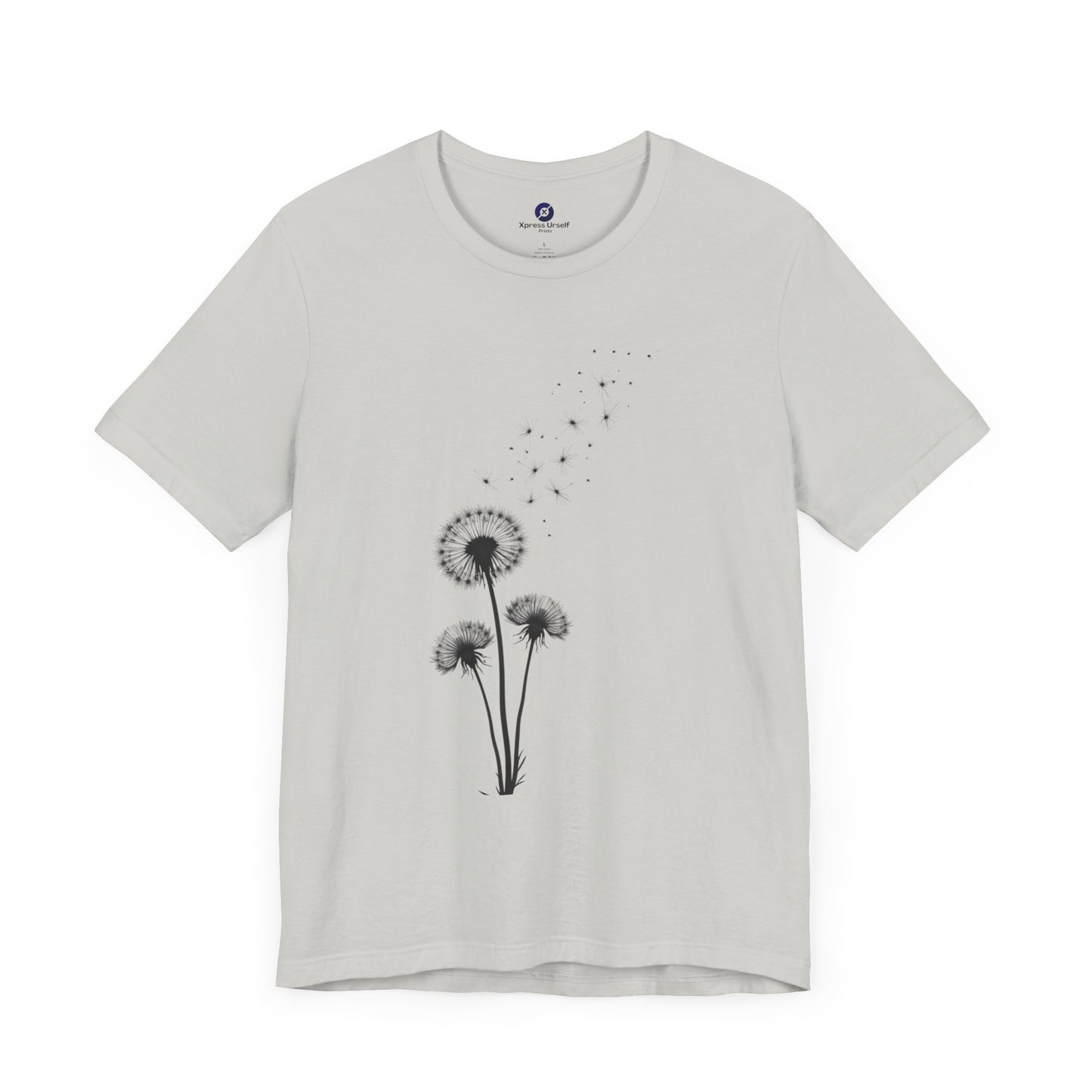 Dandelion Dreams Unisex Jersey Short Sleeve Tee - Nature-Inspired Tee for Relaxed Vibes