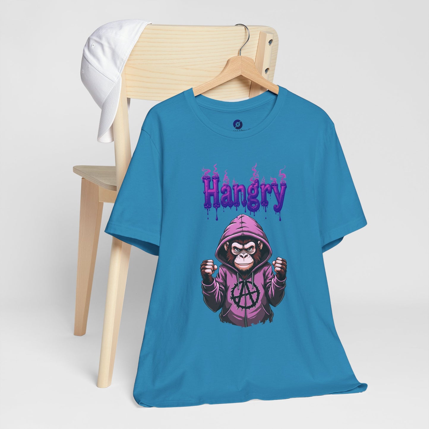 Hangry Gorilla Unisex Jersey Tee - Fun Graphic T-Shirt for Food Lovers