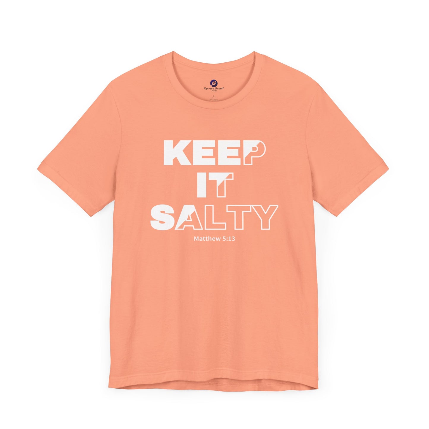 Keep It Salty Unisex Tee - Casual Christian Quote Shirt