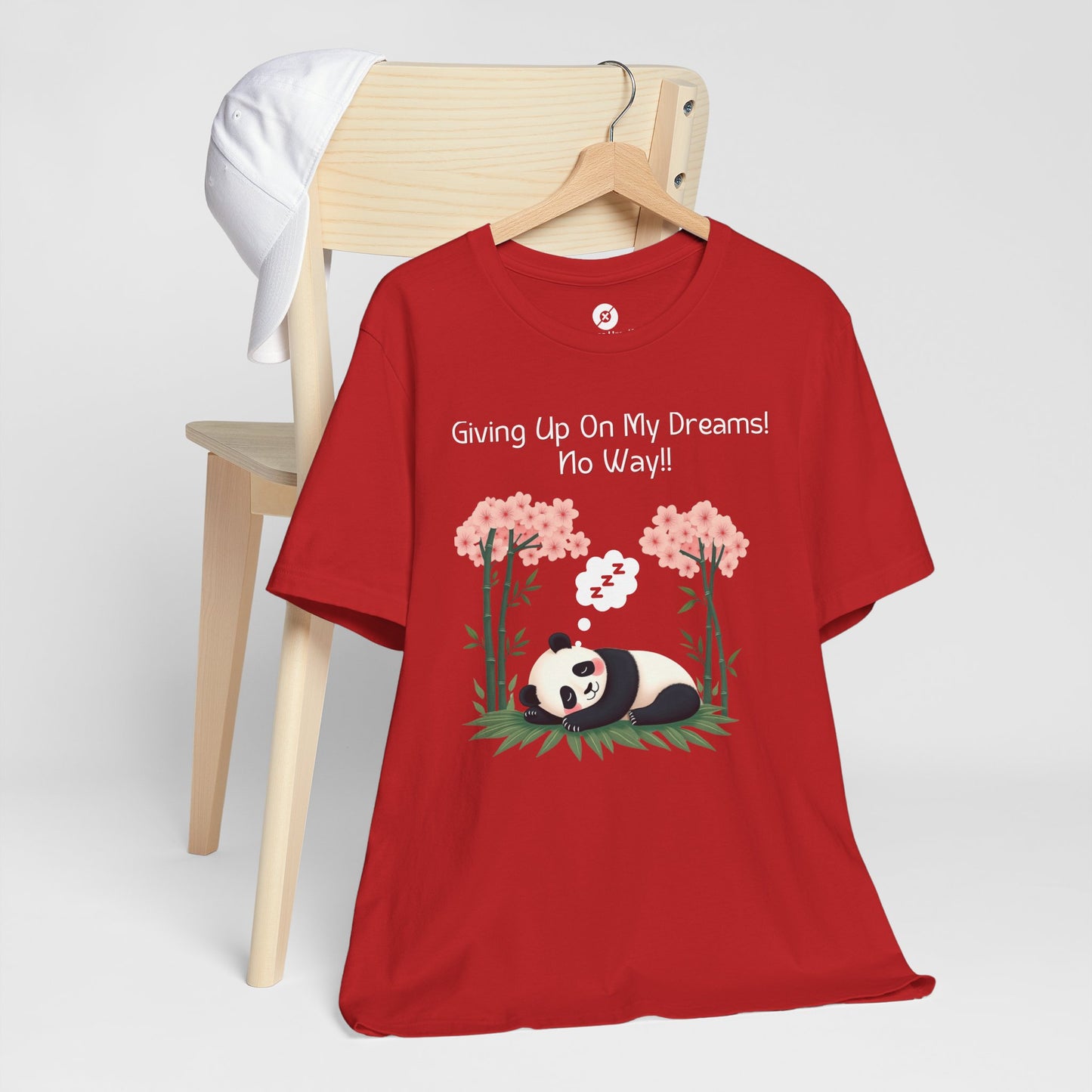 Panda Dreams Short Sleeve Tee - Inspirational Fun Graphic Tee