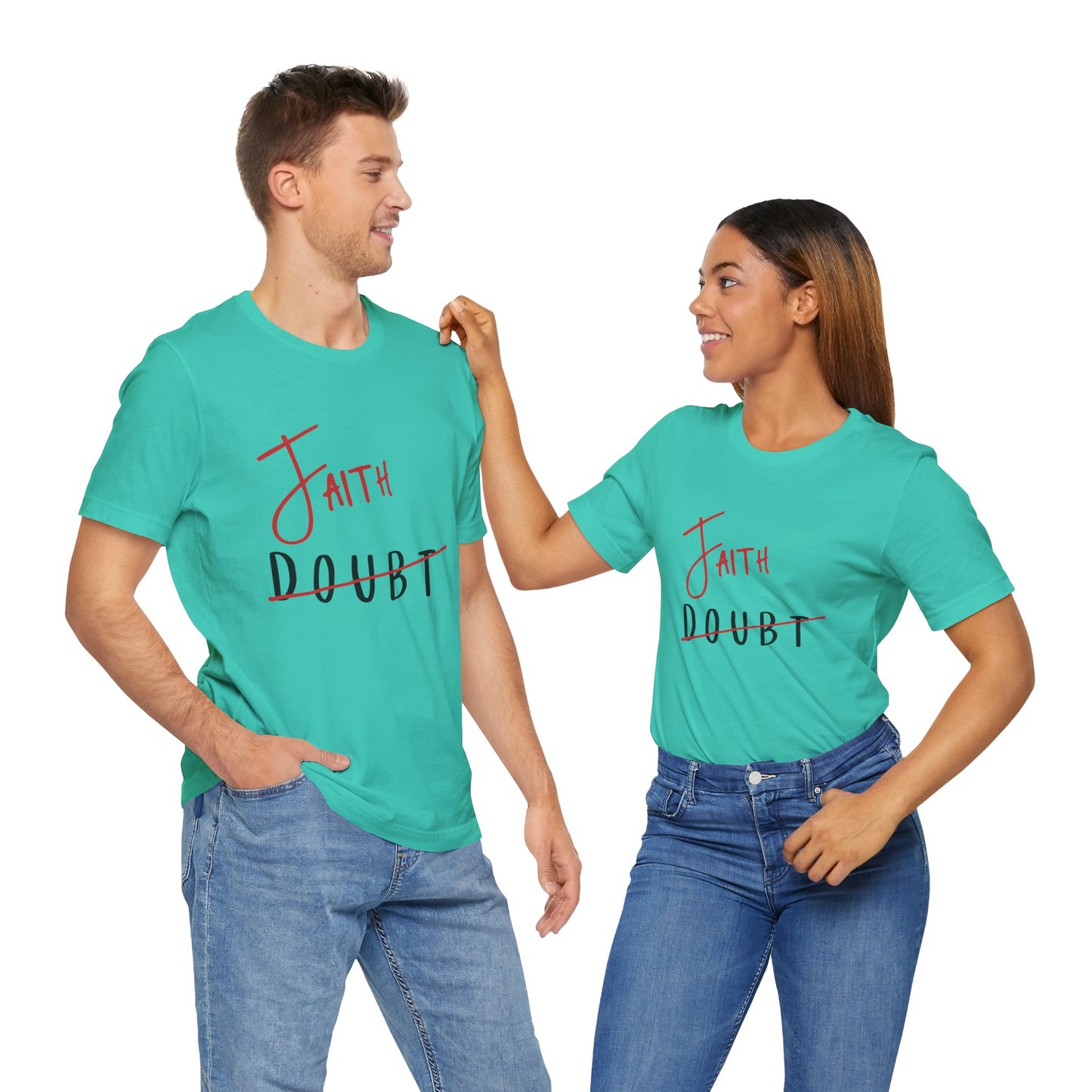 Faith Over Doubt Unisex Jersey Tee