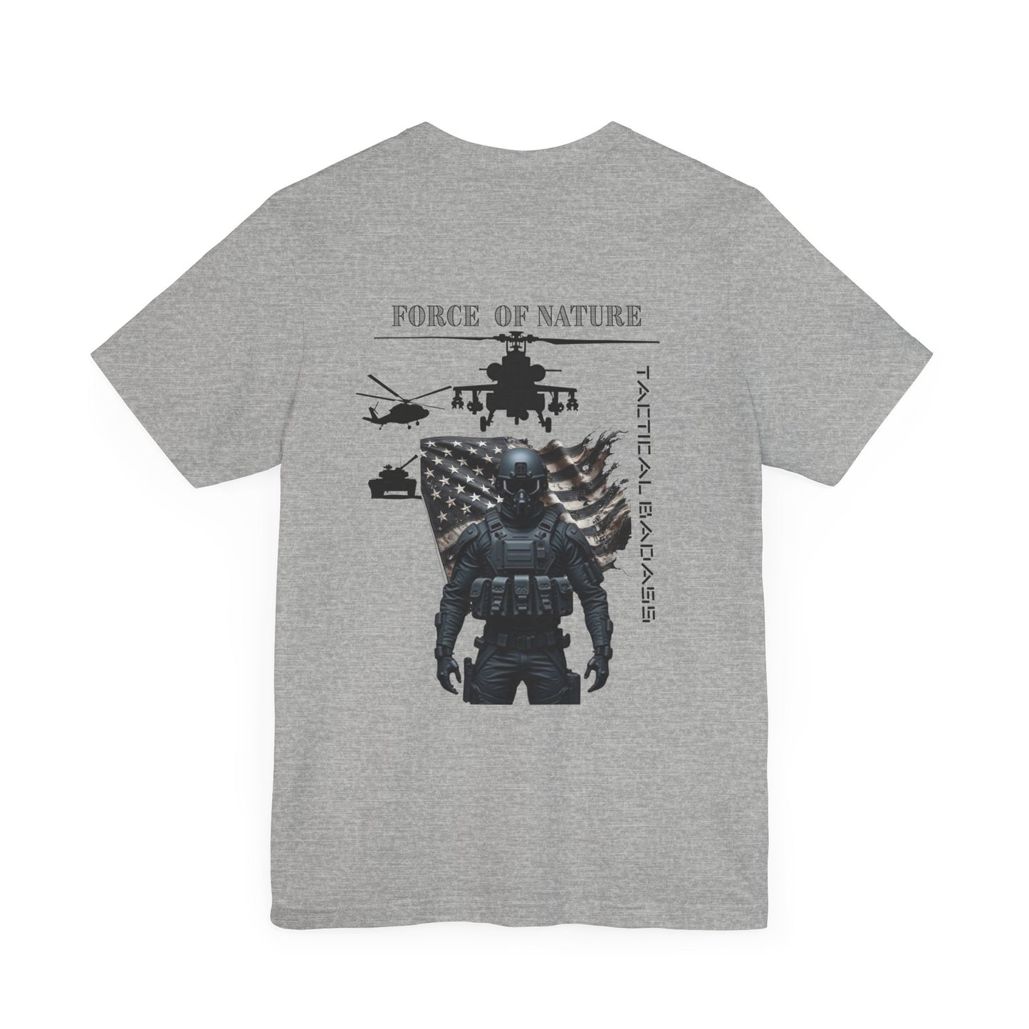 Unisex Tactical Force of Nature Tee - Military Inspired Short Sleeve Shirt