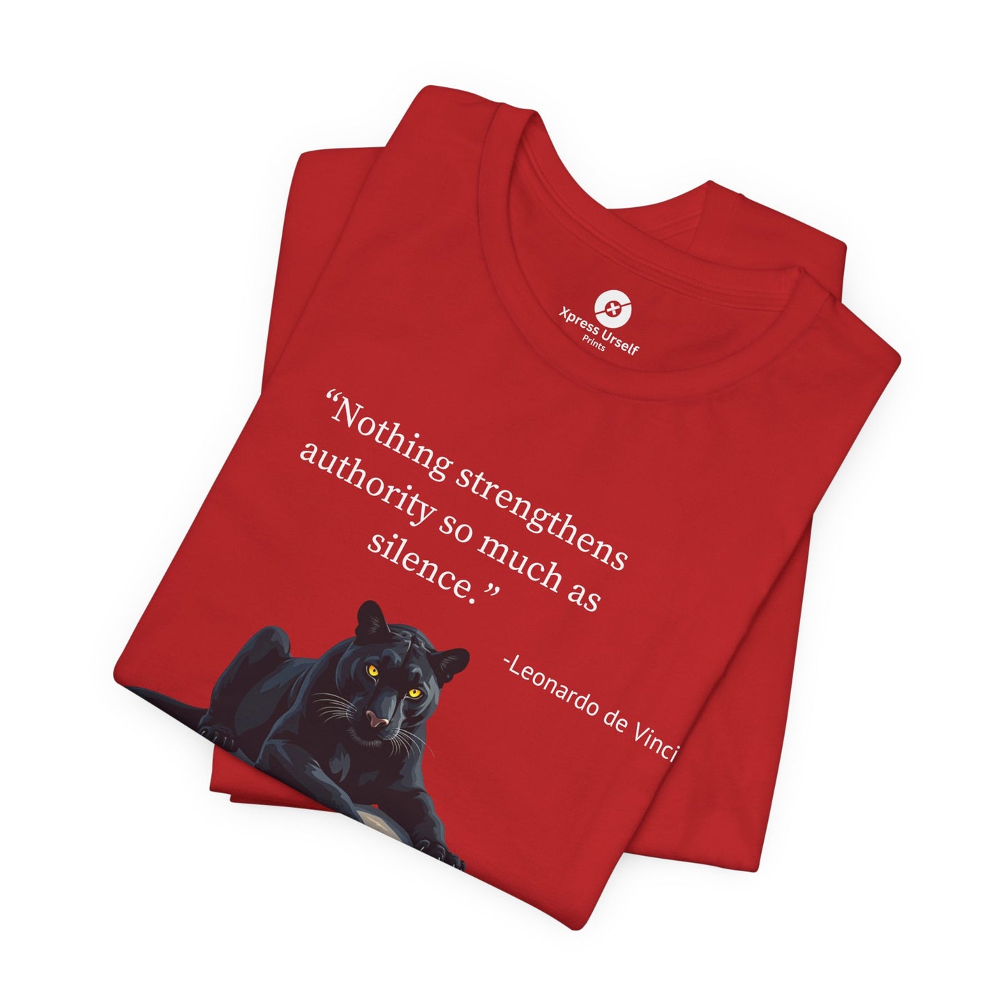 Inspirational Panther Quote Tee - Unisex Jersey Short Sleeve T-Shirt