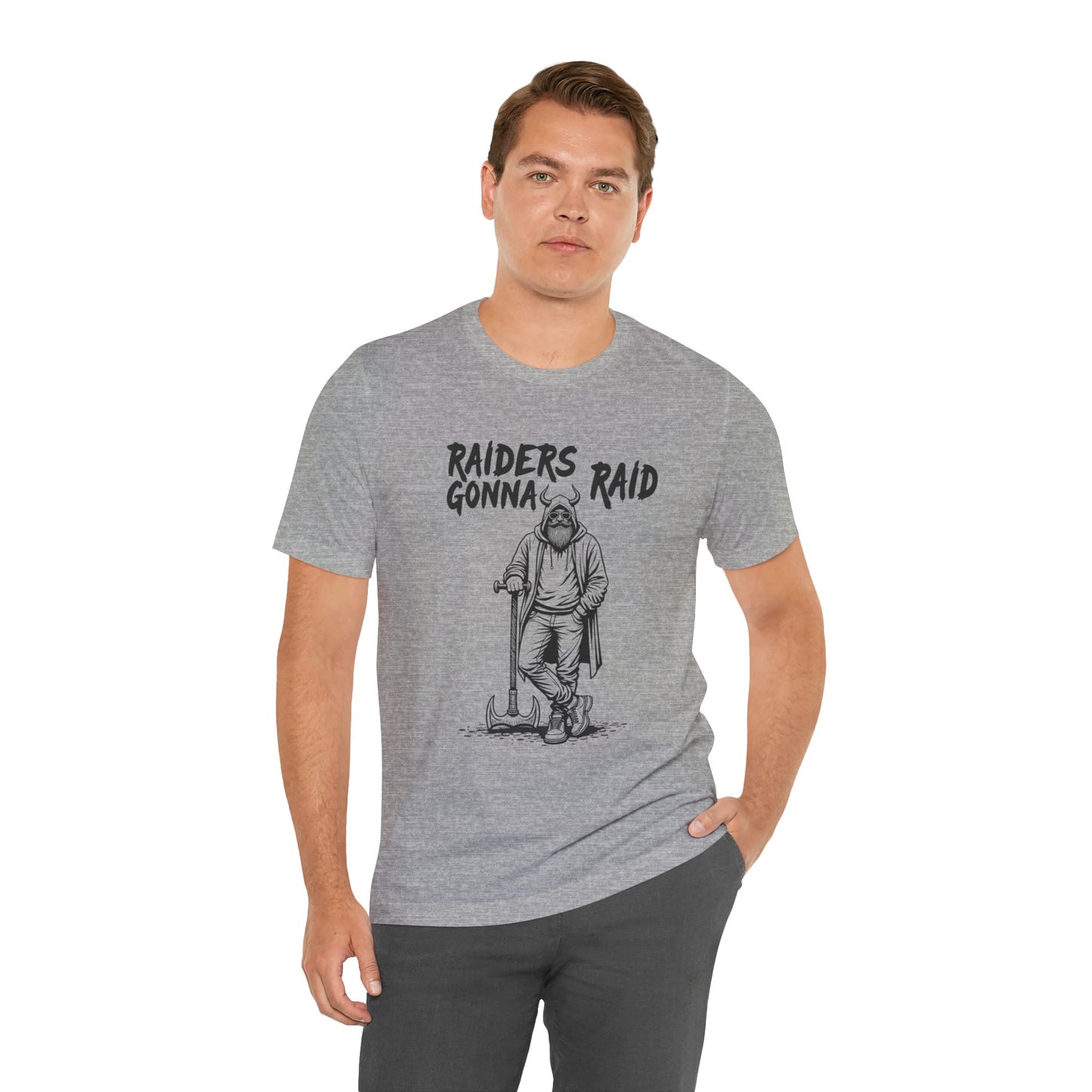 Raiders Gonna Raid Unisex Jersey Tee - Perfect Sports T-Shirt for Fans