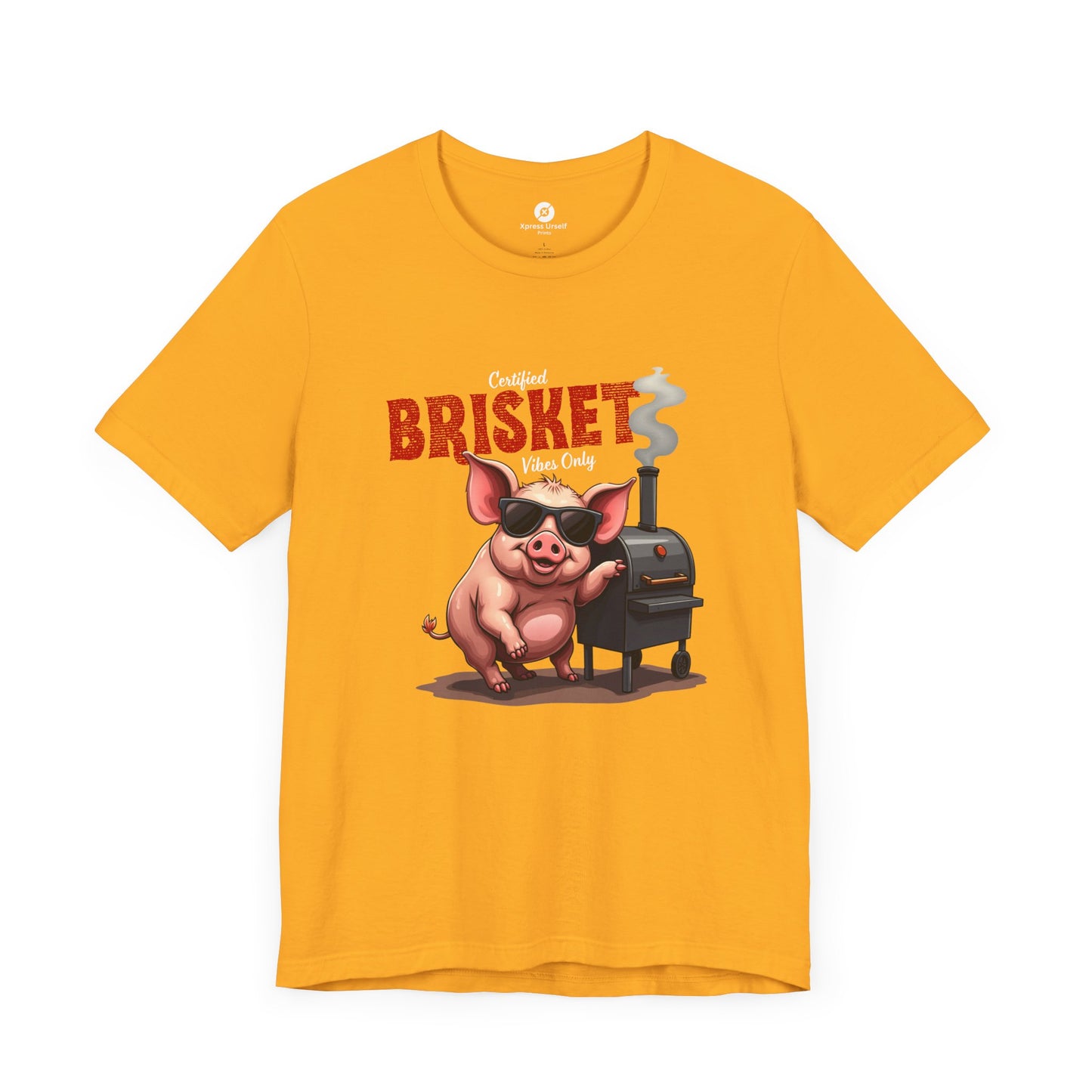 Cooked Brisket BBQ Pig T-Shirt - Perfect for Grill Lovers