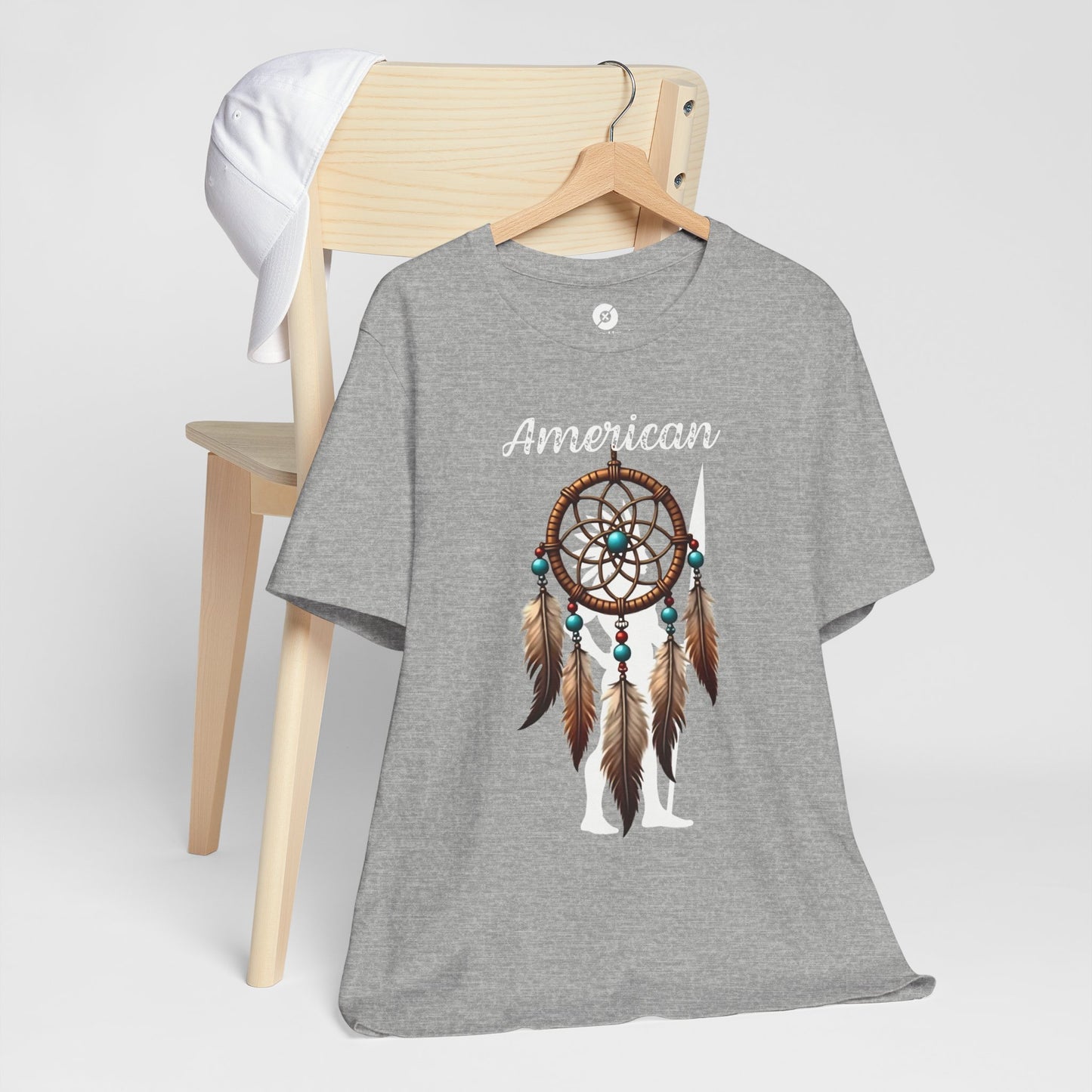 American Dream Catcher Unisex Tee - Bohemian Style Short Sleeve Shirt